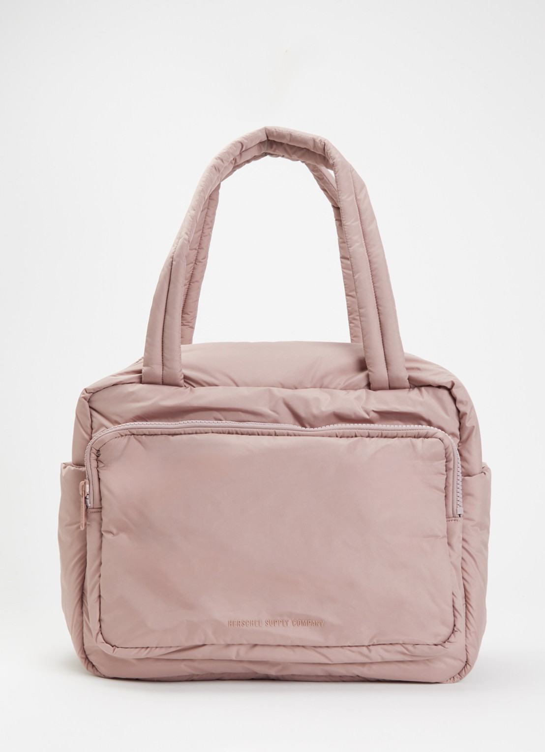 Herschel Supply Cloudform handtas met logo - voorkant 3 roze
