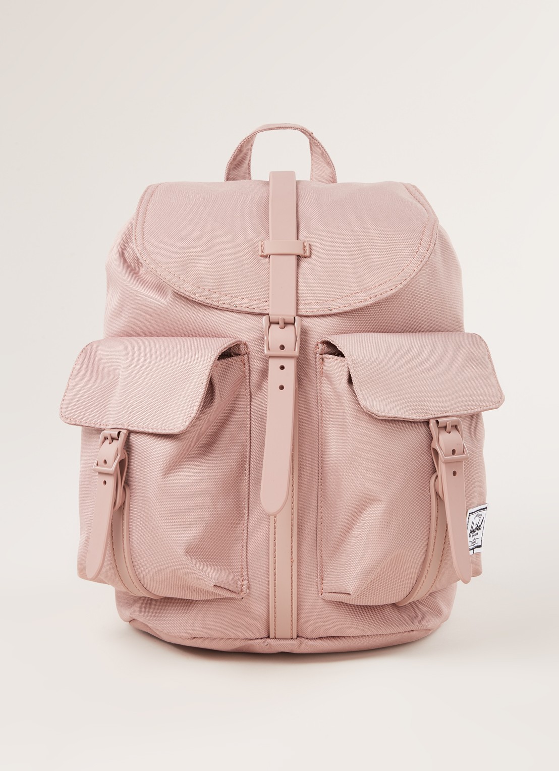 Herschel Supply Dawson S rugzak met logopatch  - voorkant 4 oudroze