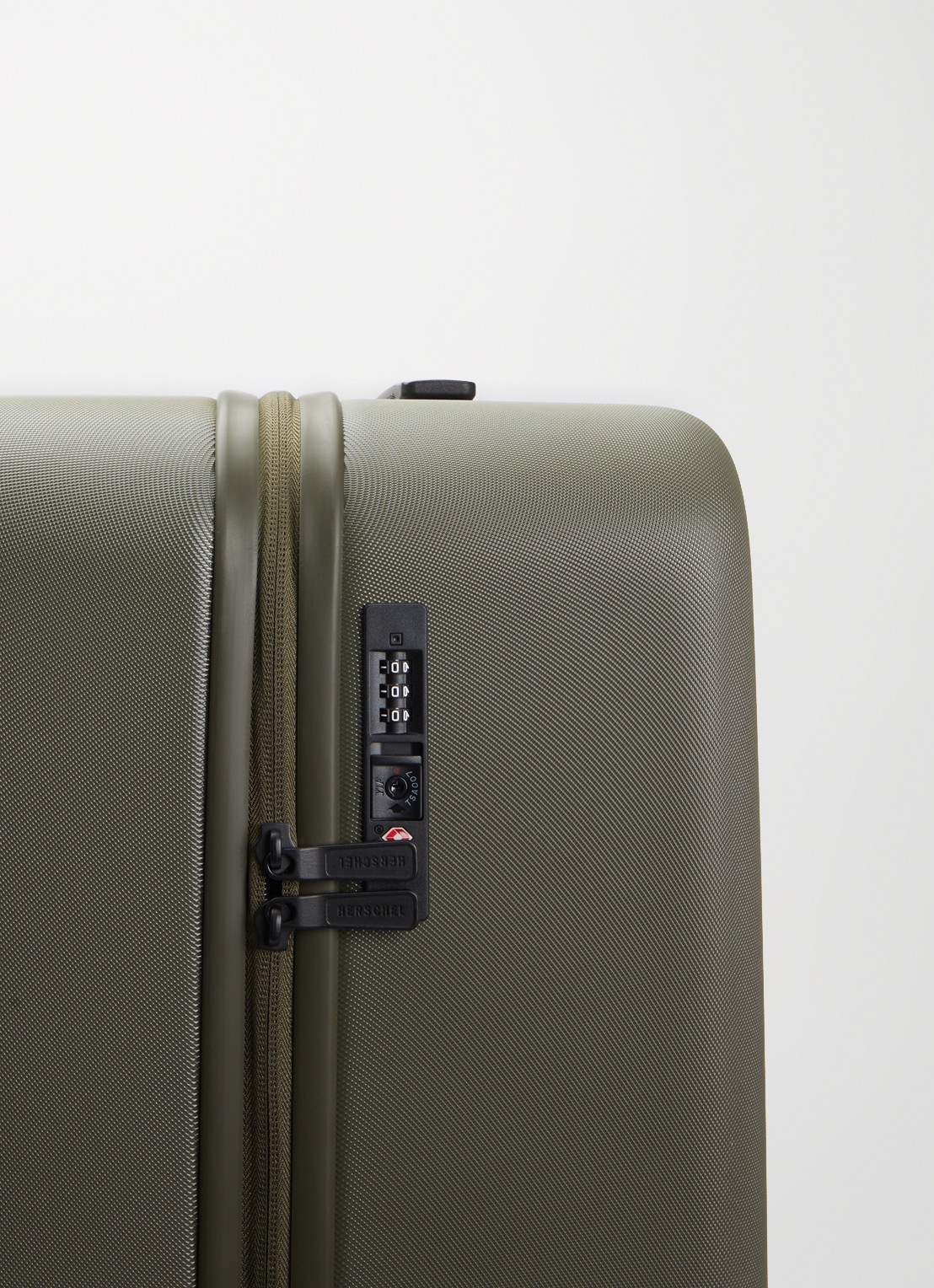 Herschel Supply Heritage Hardshell spinner large 81 cm - detail 4 olijfgroen