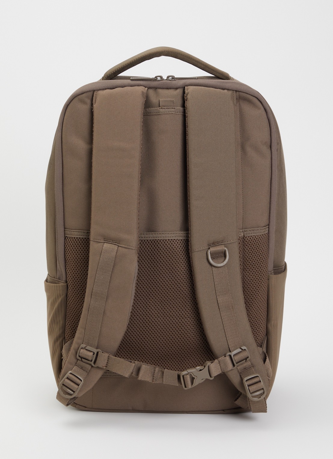 Herschel Supply Kaslo M rugzak met 16 inch laptopvak  - achterkant khaki
