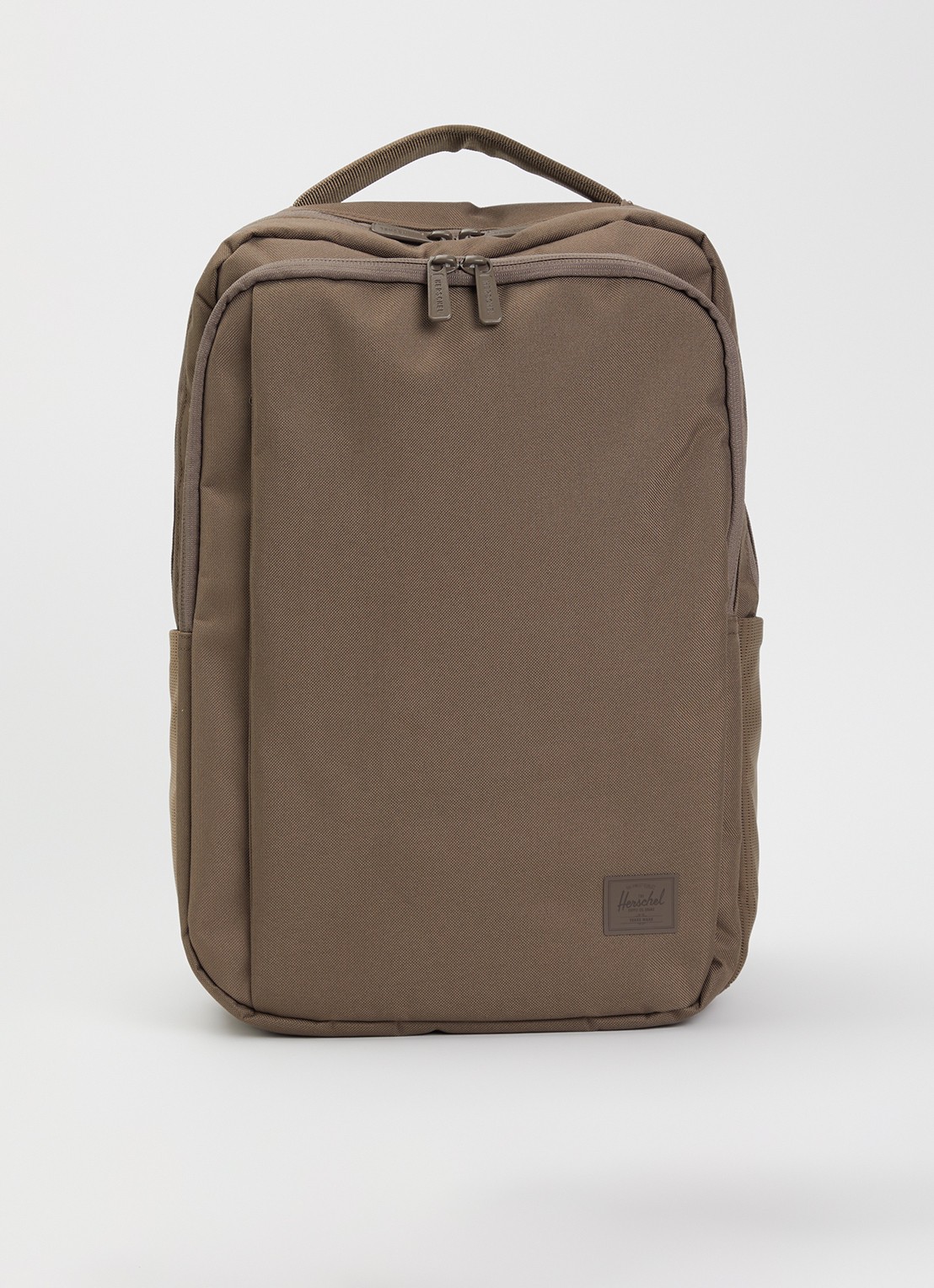 Herschel Supply Kaslo S rugzak met 16 inch laptopvak  - voorkant khaki