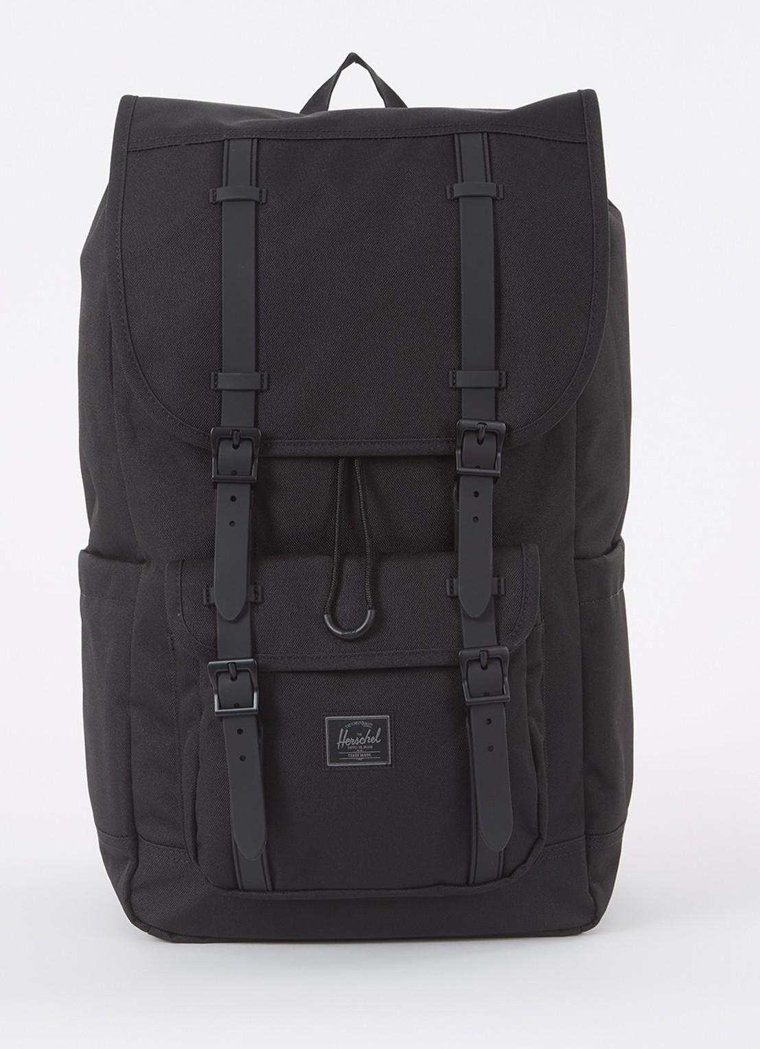 Herschel Supply Little America rugzak met 16 inch laptopvak - voorkant 3 zwart