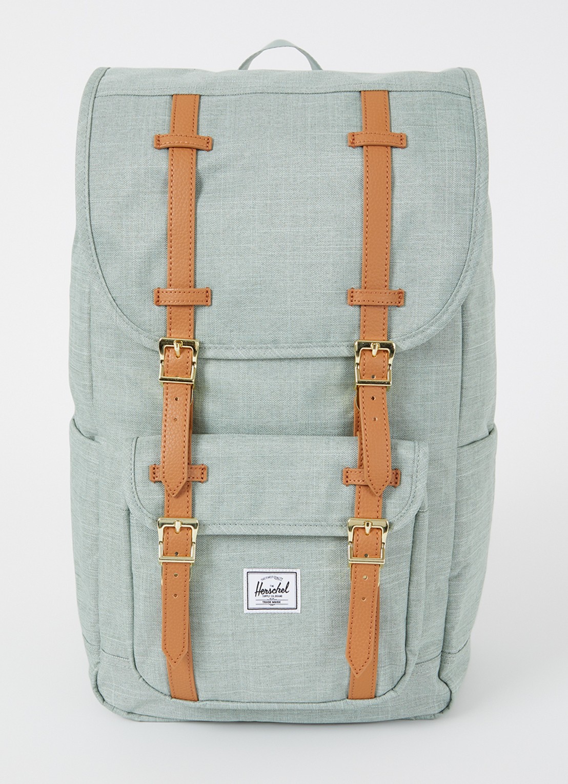 Herschel Supply Little America rugzak met 16 inch laptopvak - voorkant lindegroen
