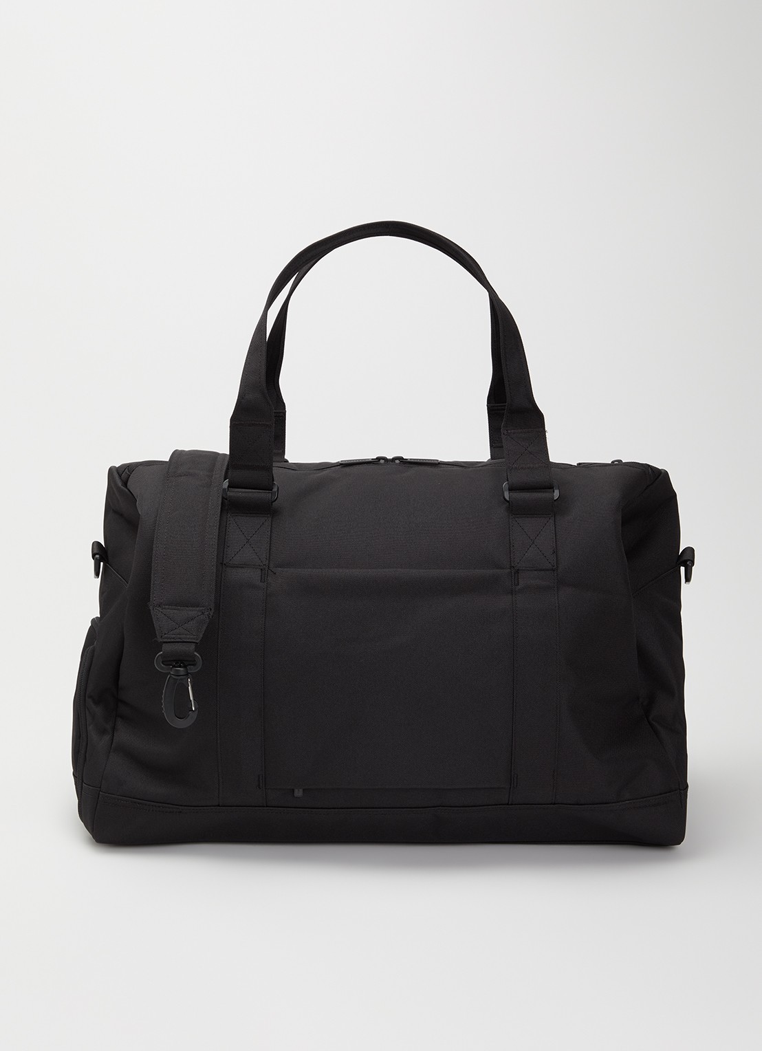 Herschel Supply Novel Tech weekendtas  met afneembare schouderriem - voorkant 3 zwart
