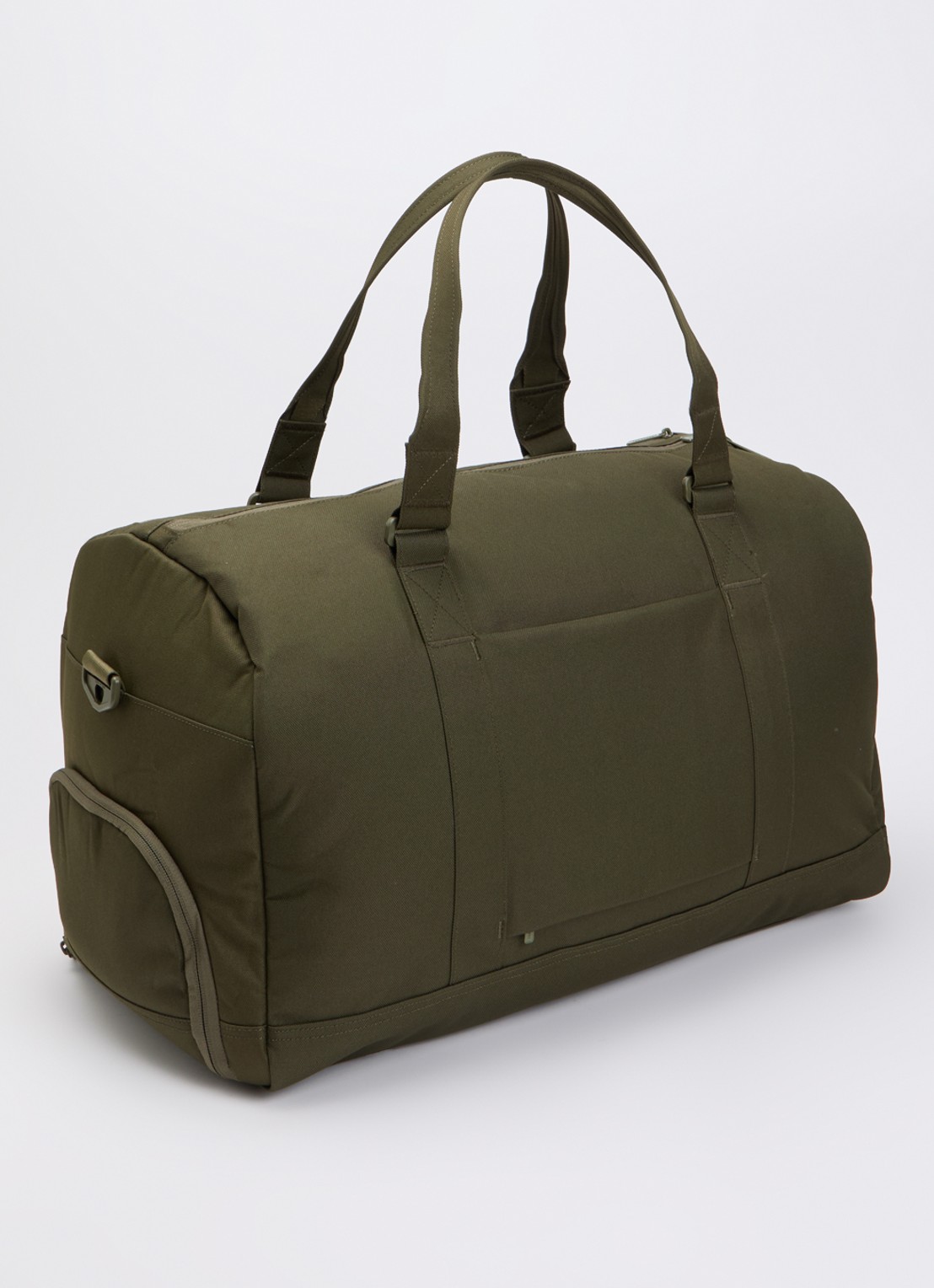 Herschel Supply Novel Tech weekendtas  met afneembare schouderriem - achterkant groen