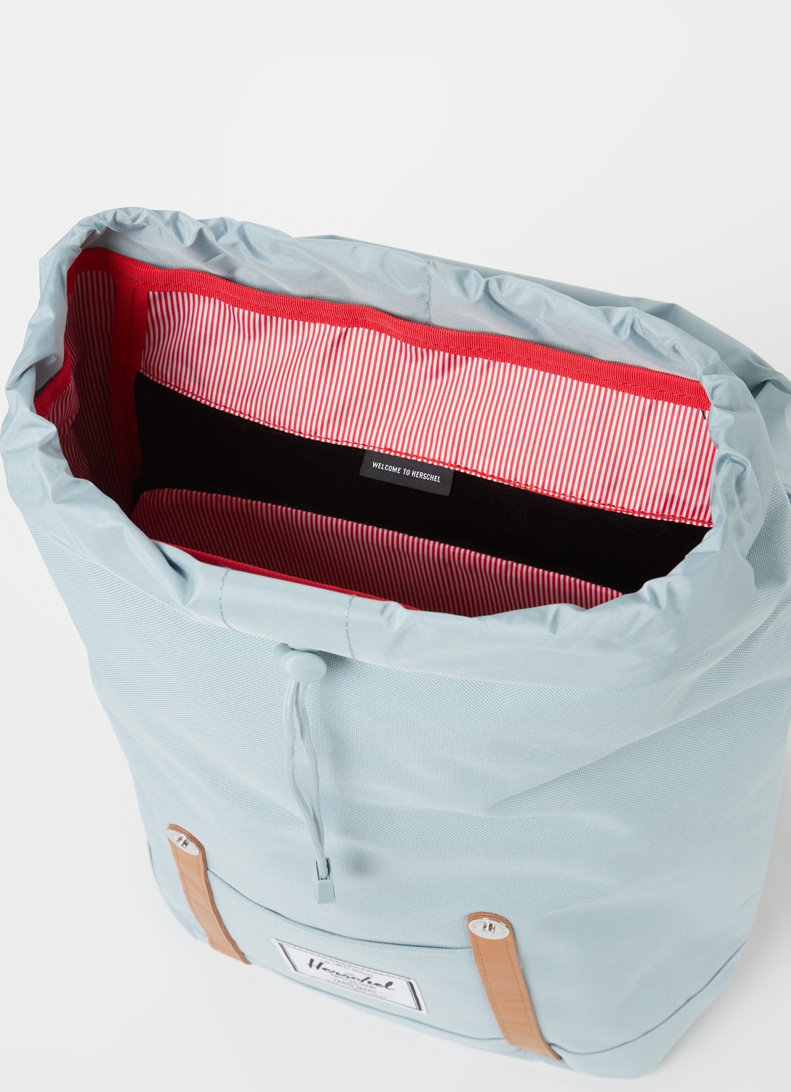 Herschel Supply Retreat S rugzak met 13 inch laptopvak - detail blauwgrijs