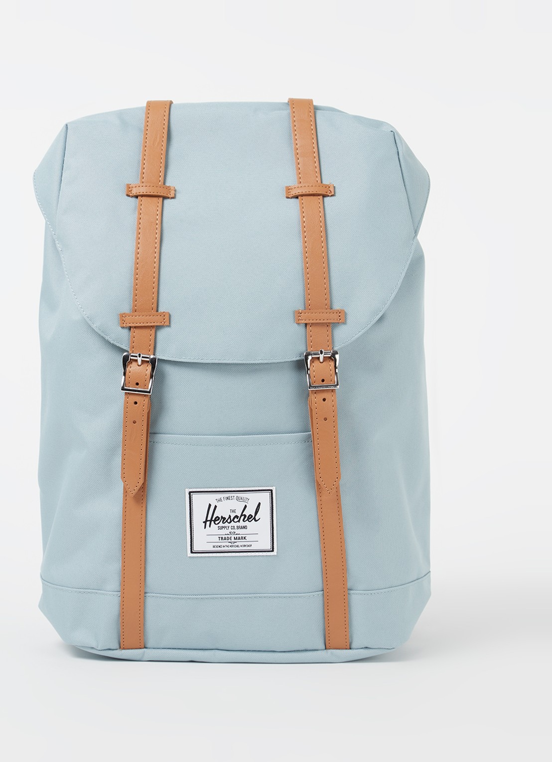 Herschel Supply Retreat S rugzak met 13 inch laptopvak - voorkant 2 blauwgrijs
