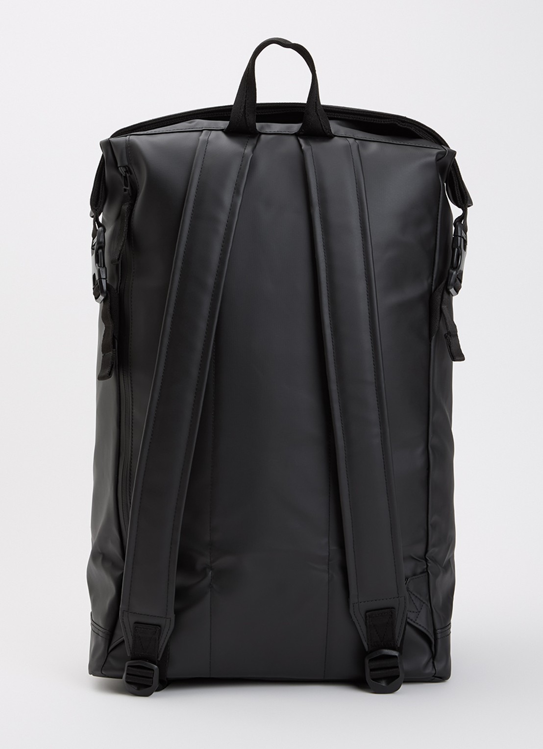 Herschel Supply Roll Top rugzak met 16 inch laptopvak en waterafstotende coating - achterkant zwart