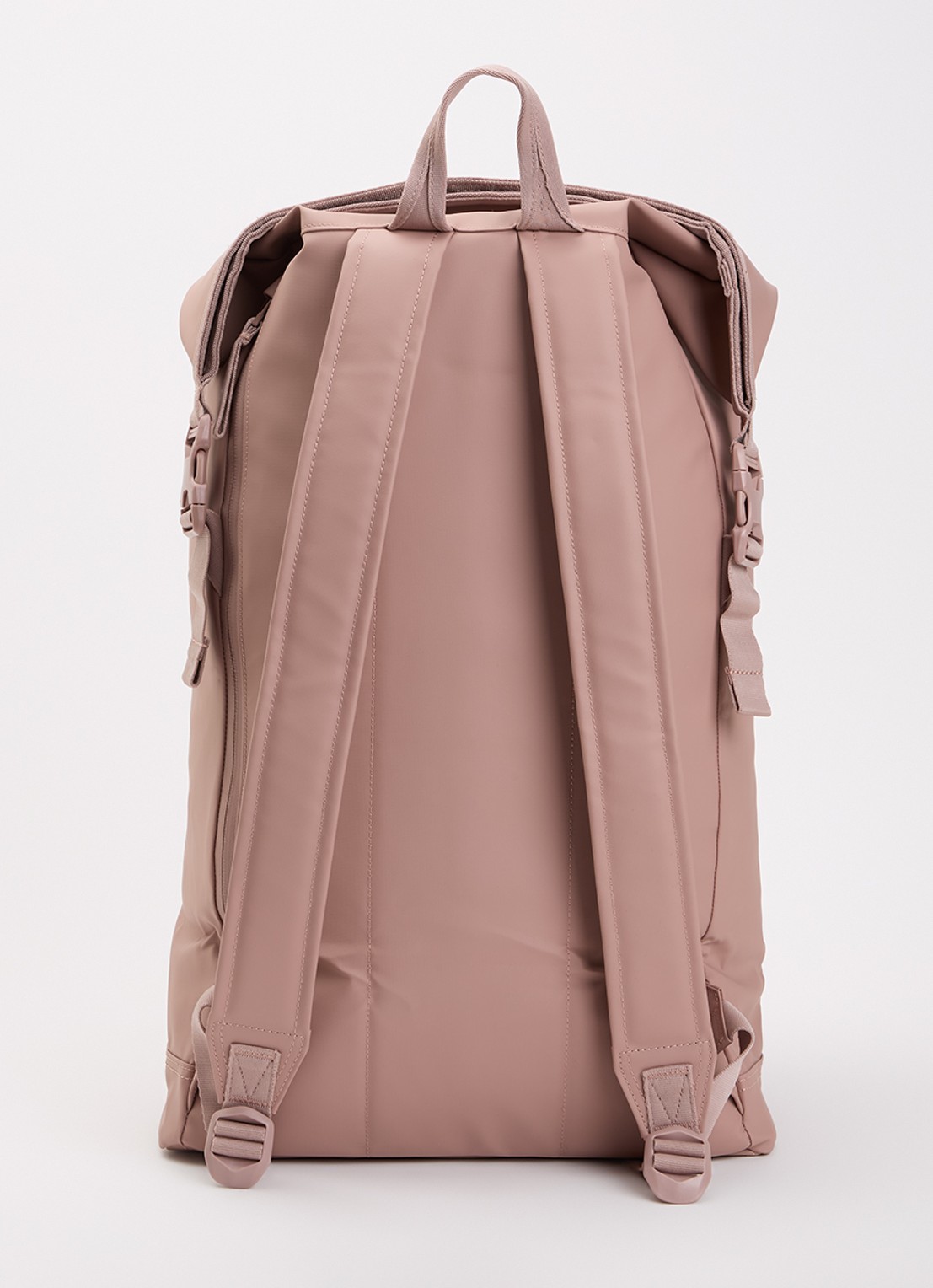 Herschel Supply Roll Top rugzak met 16 inch laptopvak en waterafstotende coating - achterkant 2 oudroze