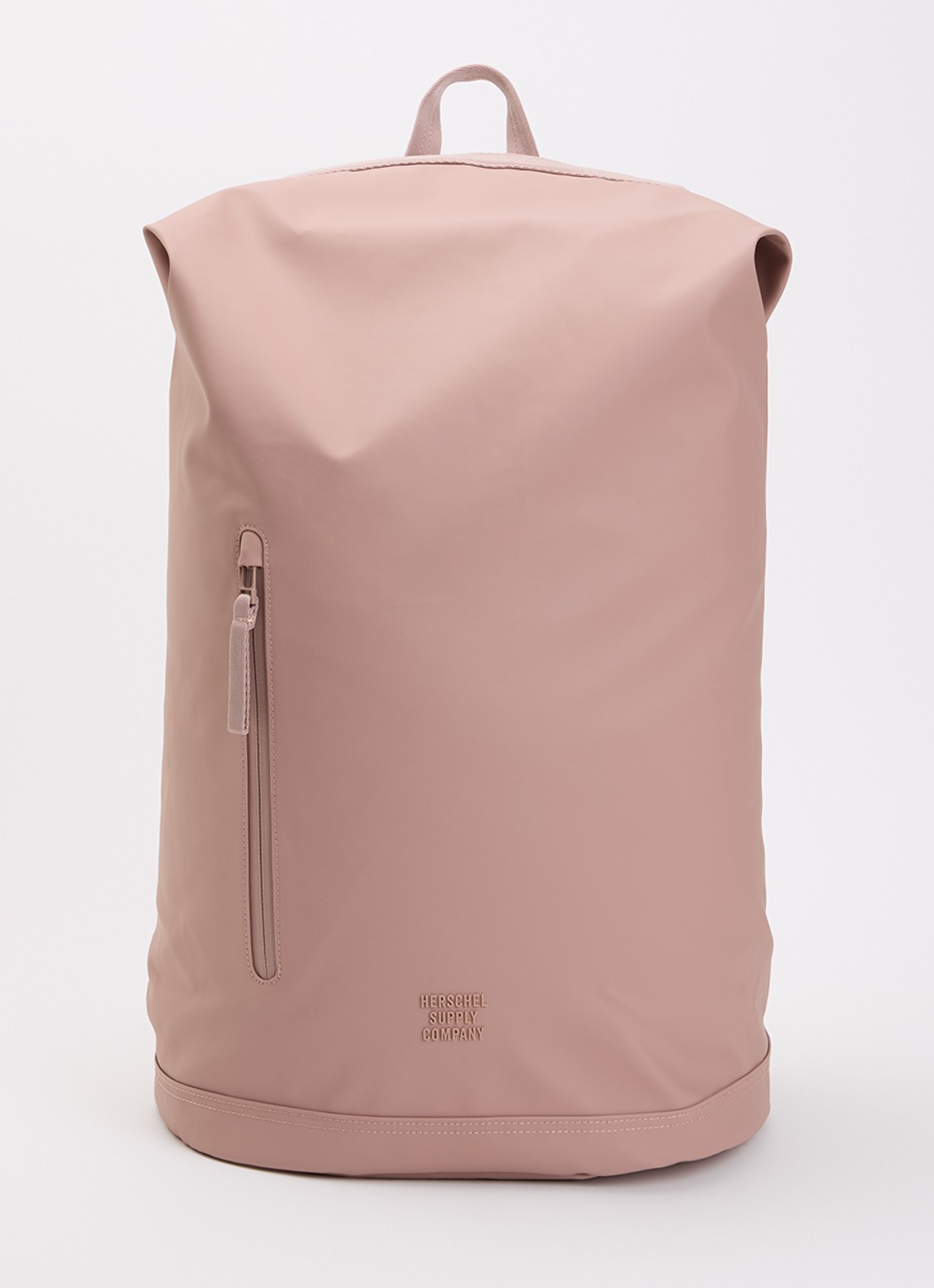 Herschel Supply Roll Top rugzak met 16 inch laptopvak en waterafstotende coating - voorkant 3 oudroze