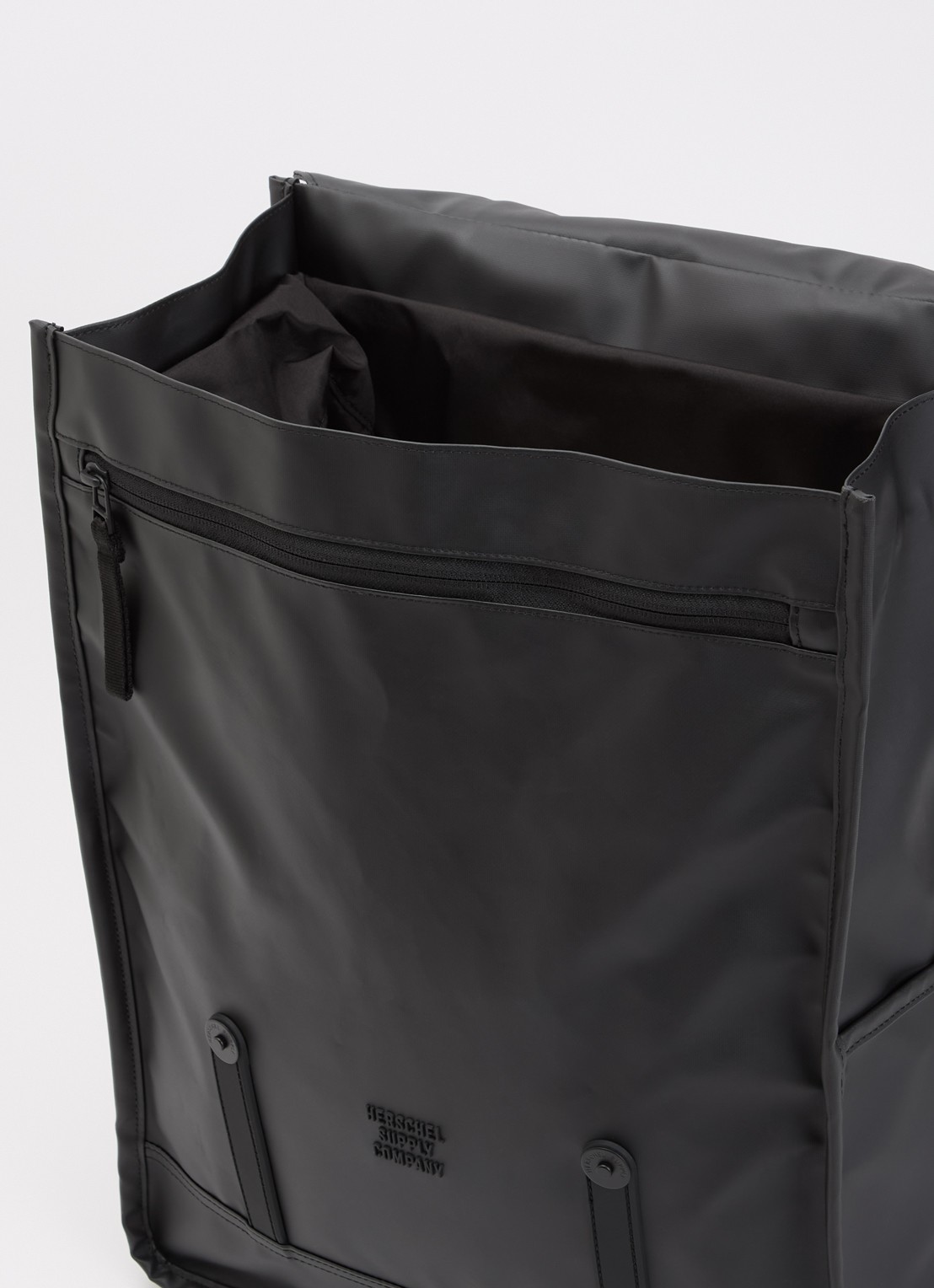 Herschel Supply Survey rugzak met 16 inch laptopvak en waterafstotende coating - detail 3 zwart