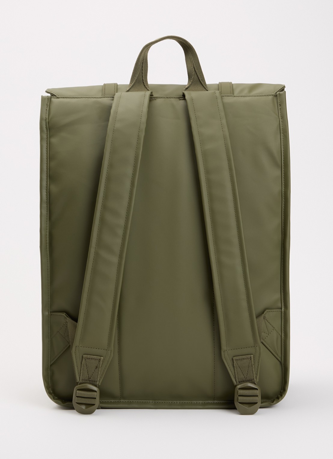 Herschel Supply Survey rugzak met 16 inch laptopvak en waterafstotende coating - achterkant 3 legergroen