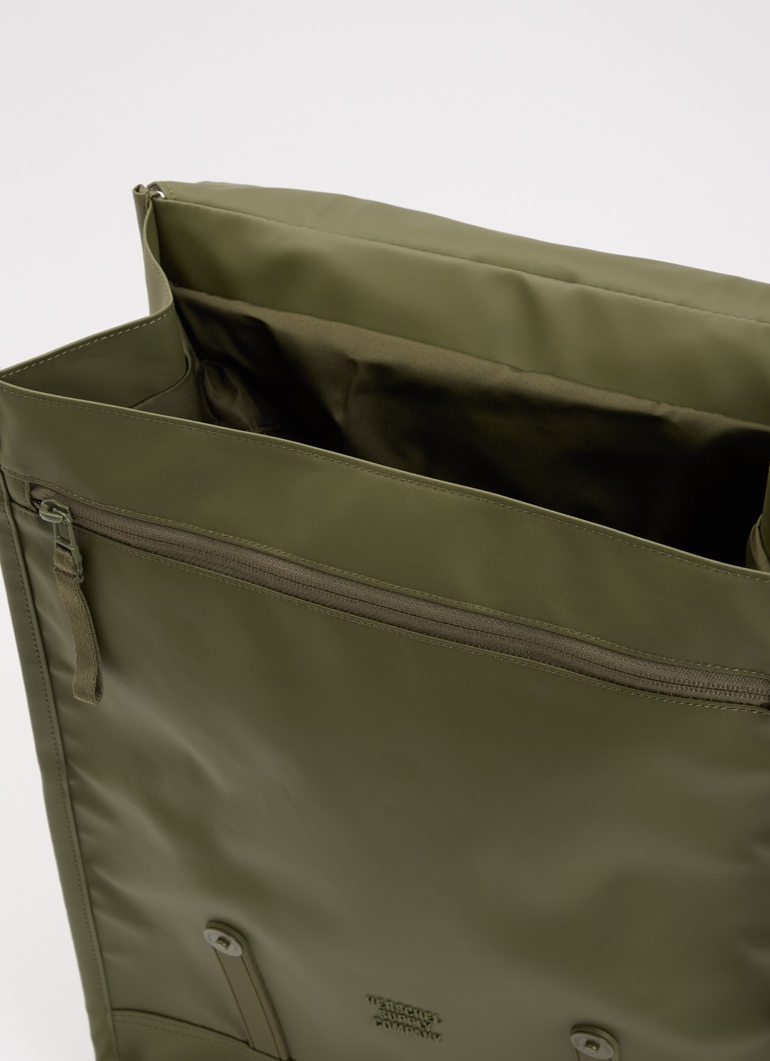 Herschel Supply Survey rugzak met 16 inch laptopvak en waterafstotende coating - detail 2 legergroen