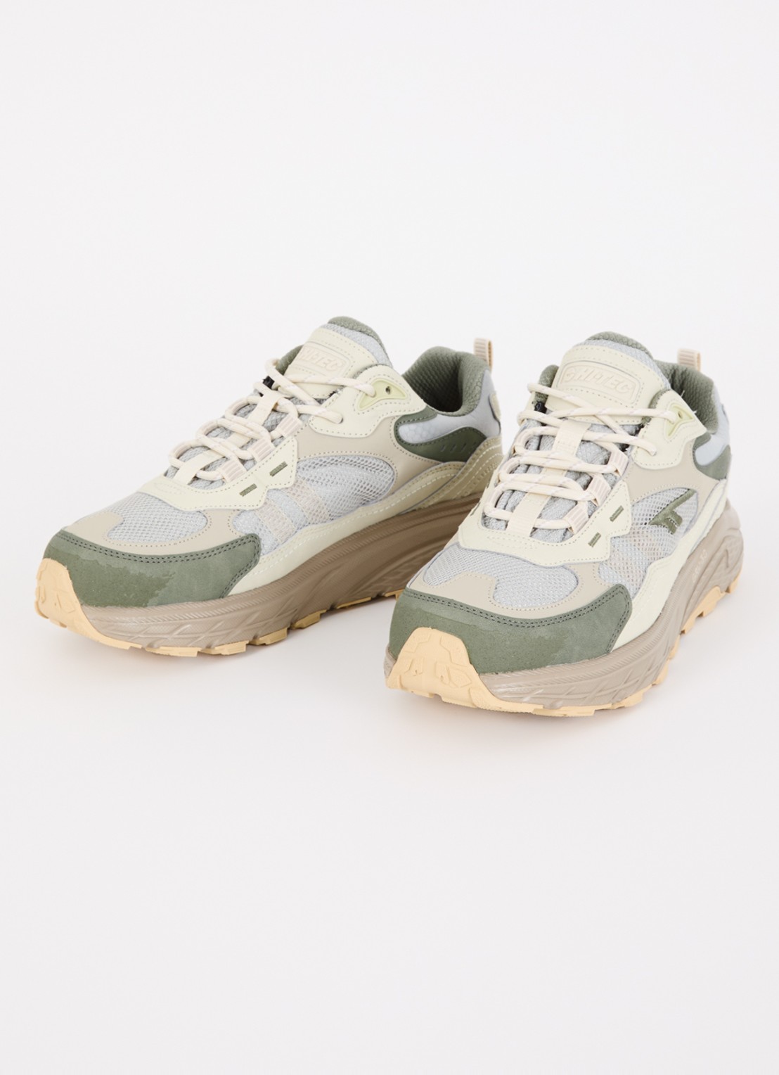 Hi-Tec Eastend WP GRV-30 sneaker met mesh details - detail 3 olijfgroen