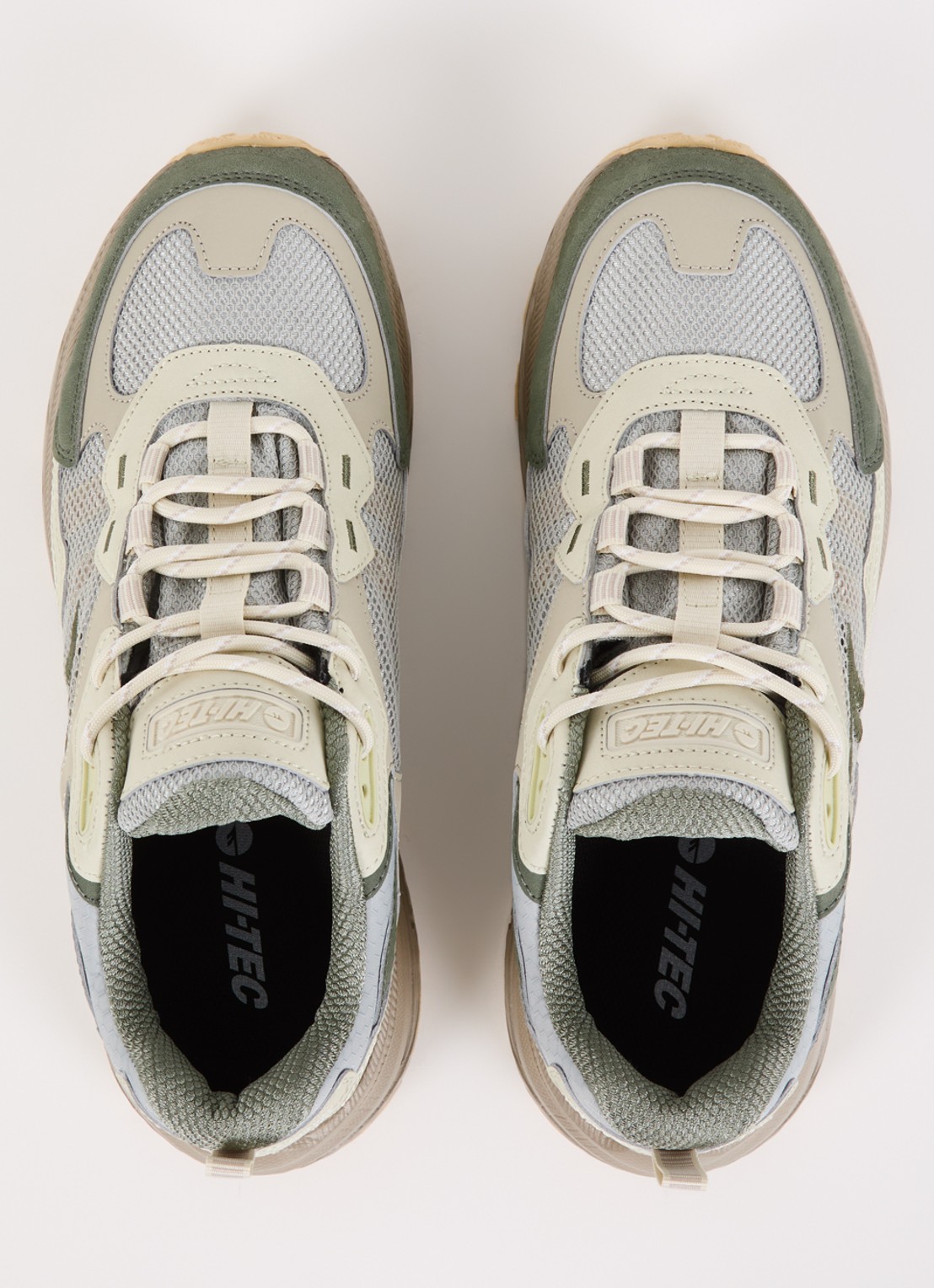 Hi-Tec Eastend WP GRV-30 sneaker met mesh details - detail 4 olijfgroen