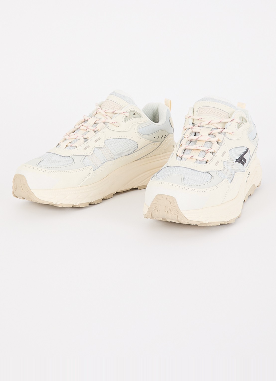 Hi-Tec Eastend WP GRV-30 sneaker met mesh details - detail 4 gebroken wit