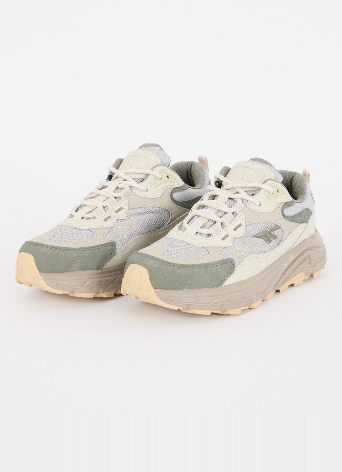 Hi-Tec Eastend WP GRV-30 sneaker met suède details - detail 4 olijfgroen