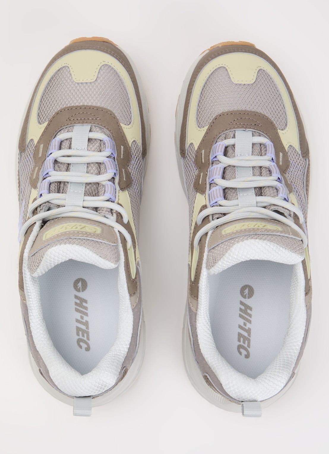 Hi-Tec Eastend WP GRV-30 sneaker met suède details - detail 2 lichtbruin