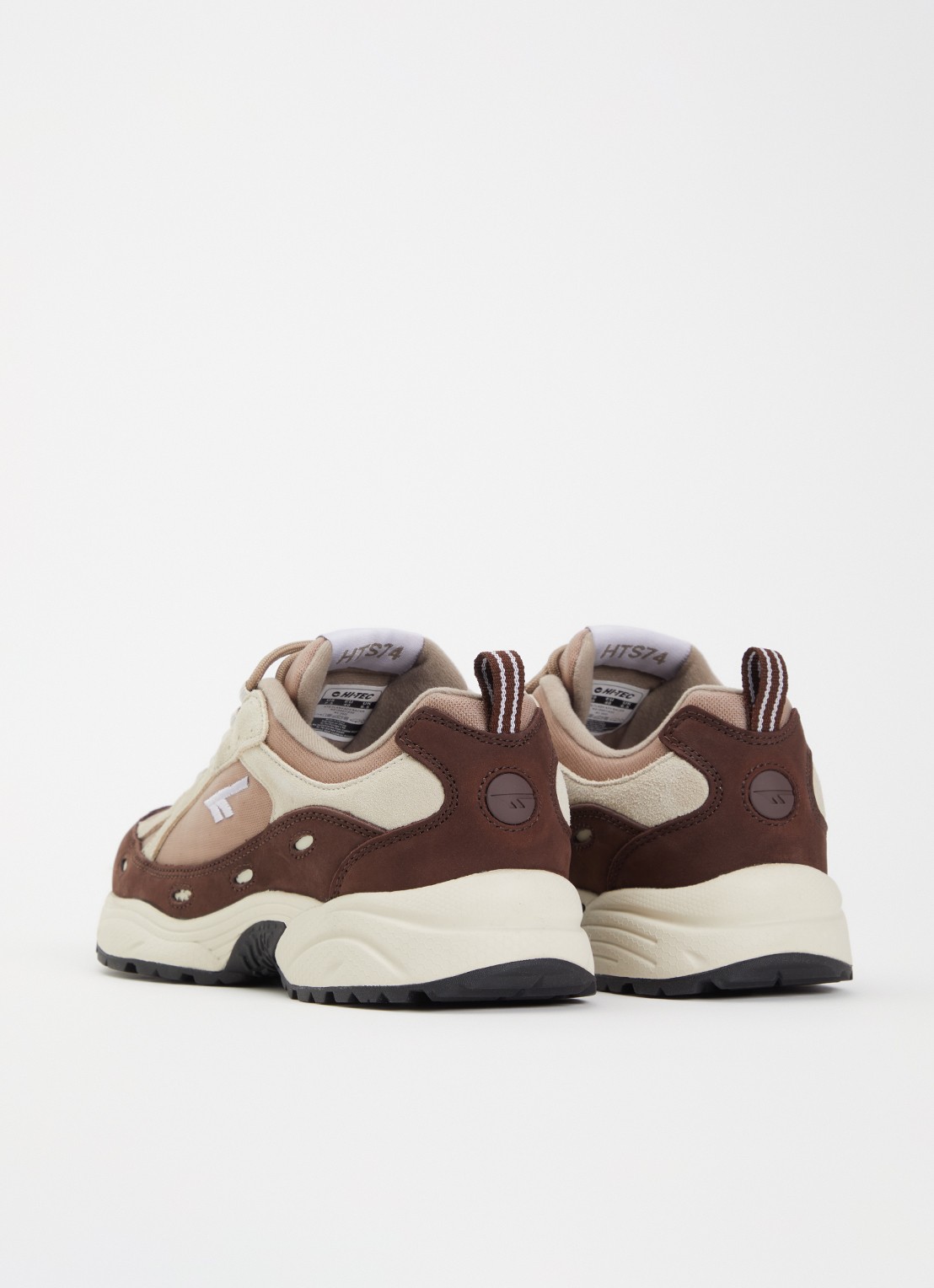Hi-Tec HTS Flash ADV Racer sneaker met suède details en logo - achterkant 4 bruin