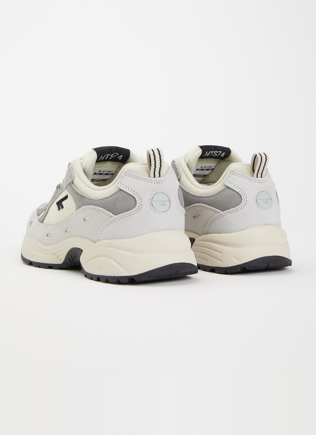 Hi-Tec HTS Flash ADV Racer sneaker met suède details - achterkant 4 grijs