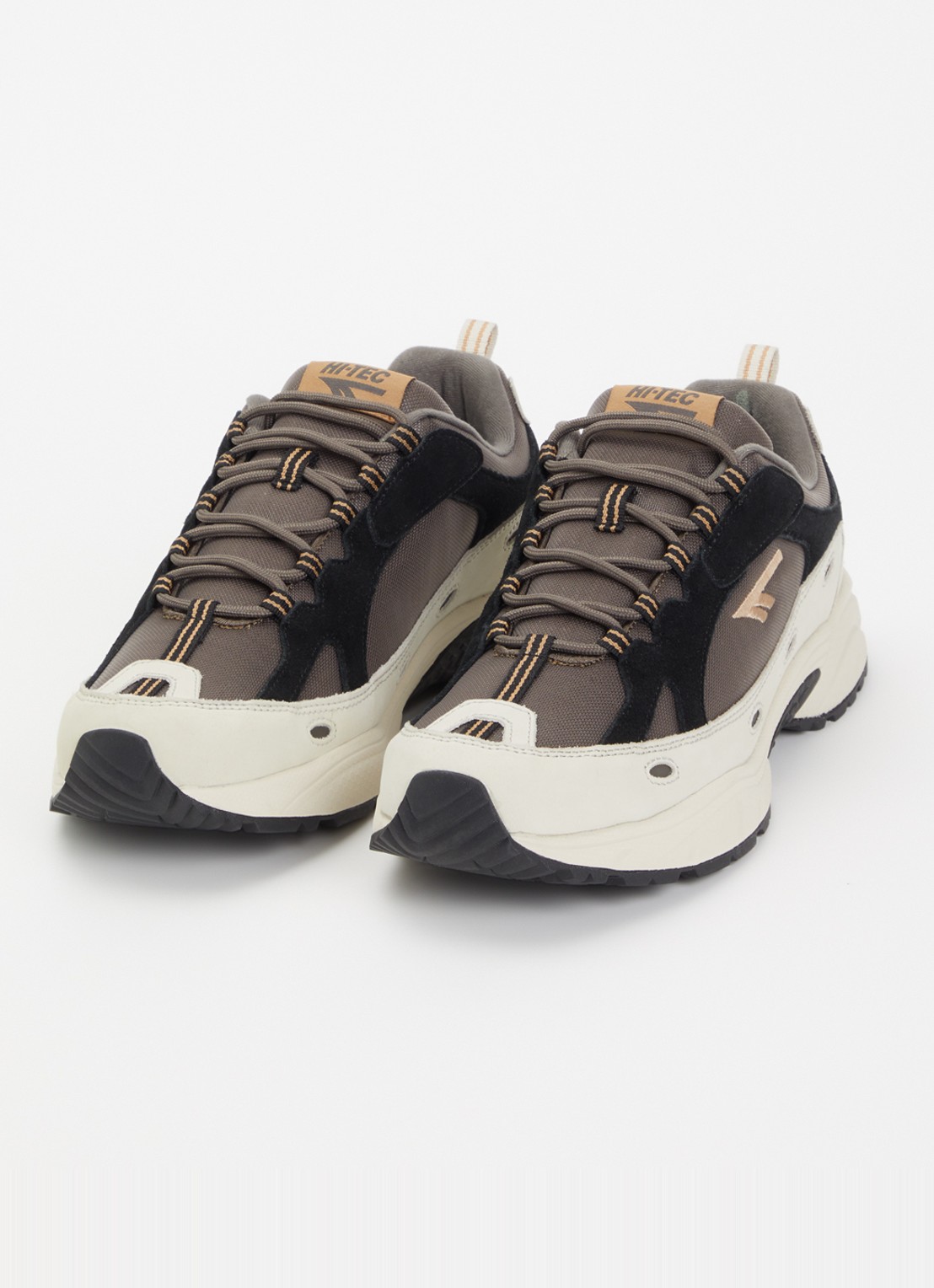 Hi-Tec HTS Flash ADV Racer sneaker met suède details - detail bruin