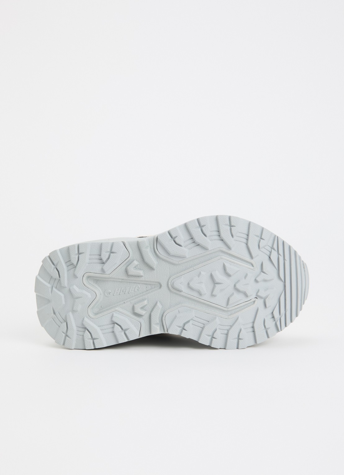 Hi-Tec HTS Kids Shadow Lace sneaker met details van suède en mesh - detail 4 lichtgrijs