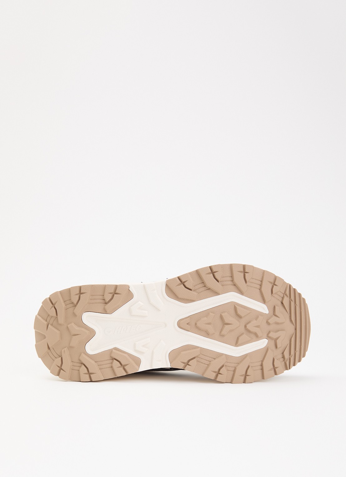Hi-Tec HTS Kids Shadow Lace sneaker van suède met mesh details - detail naturel
