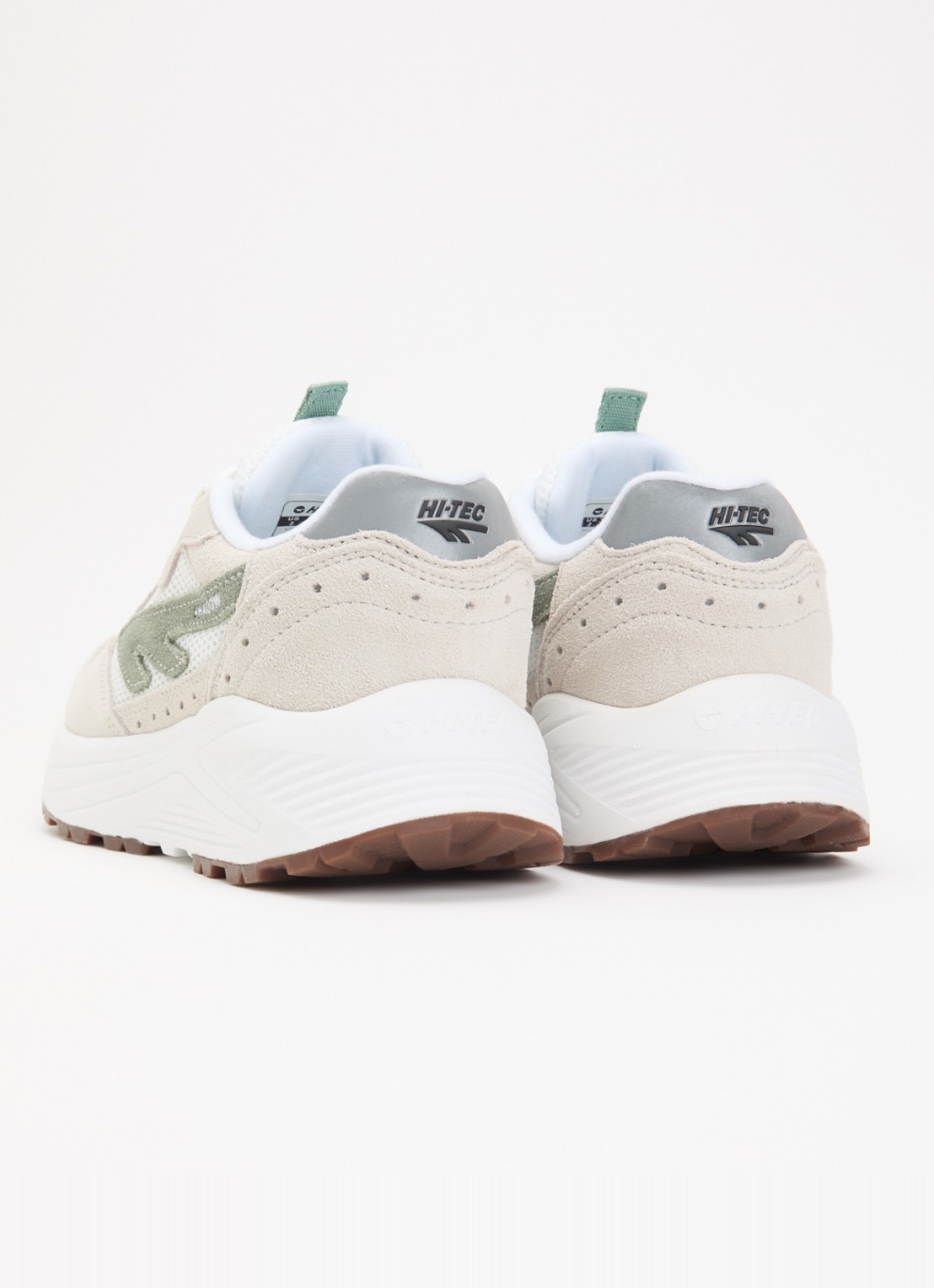 Hi-Tec HTS Kids Shadow Lace sneaker van suède met mesh details - achterkant 4 paars