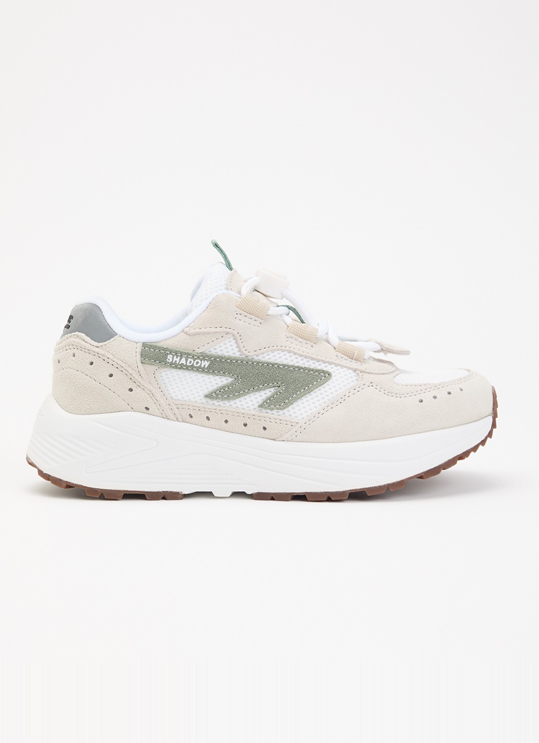 Hi-Tec HTS Kids Shadow Lace sneaker van suède met mesh details - voorkant paars