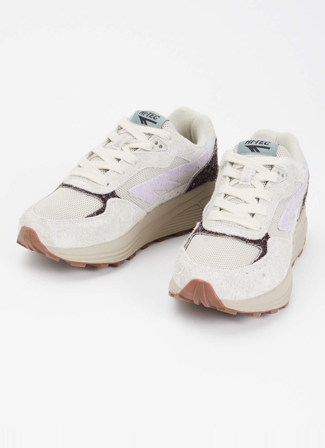 Hi-Tec HTS Shadow RGS sneaker met details van suède - detail 4 lichtgrijs