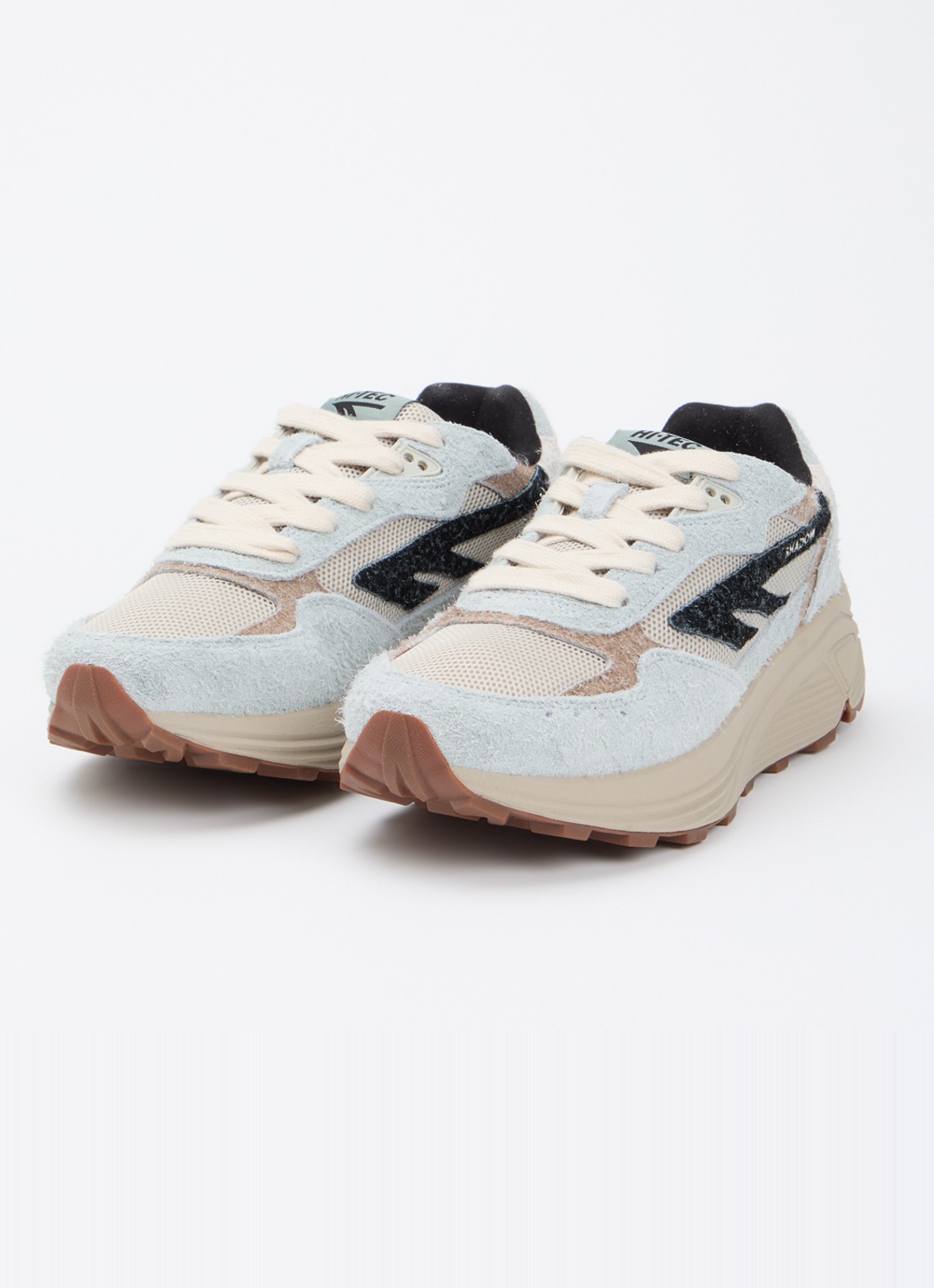 Hi-Tec HTS Shadow RGS sneaker met details van suède - detail beige