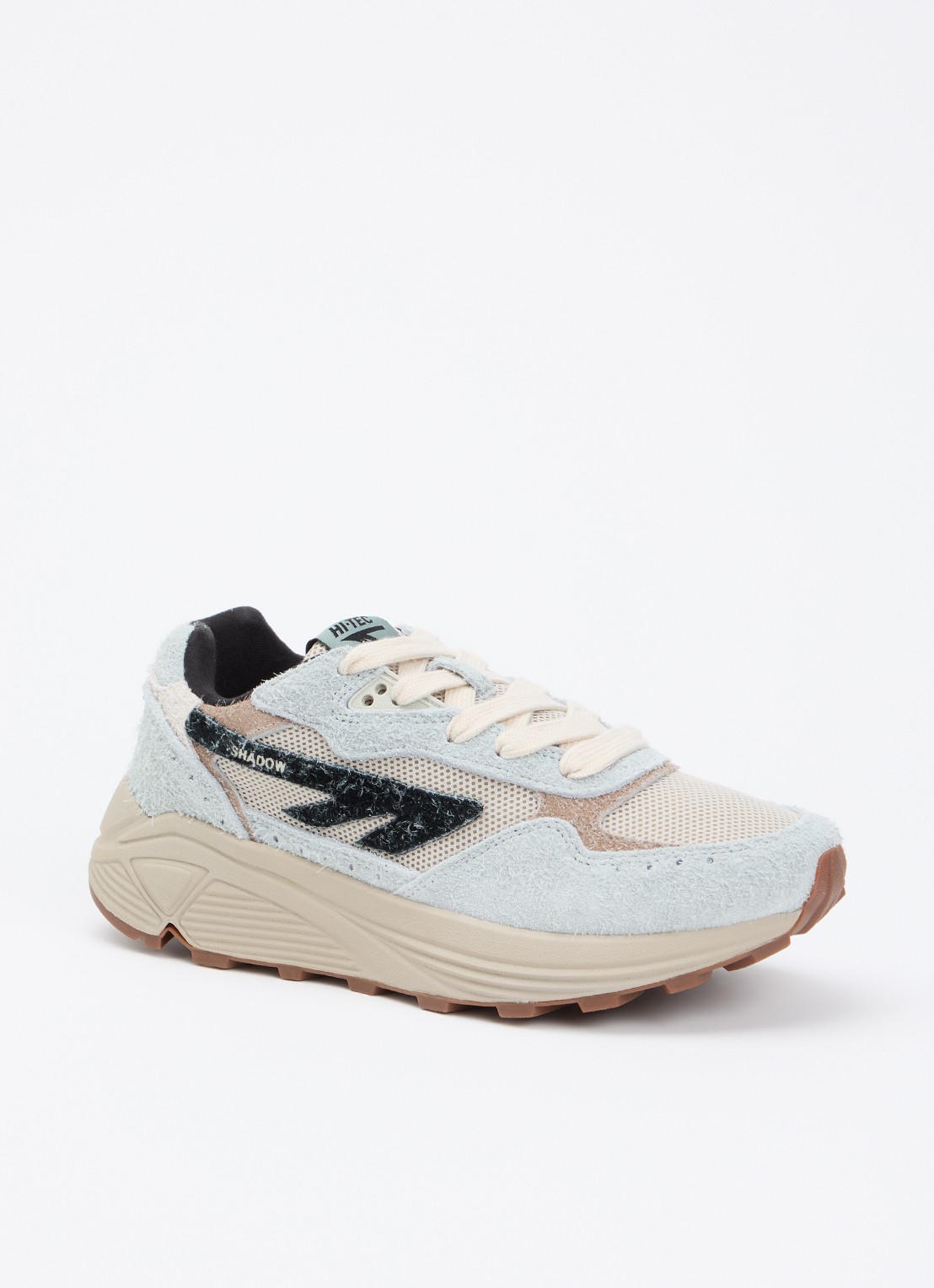 Hi-Tec HTS Shadow RGS sneaker met details van suède - voorkant 4 beige