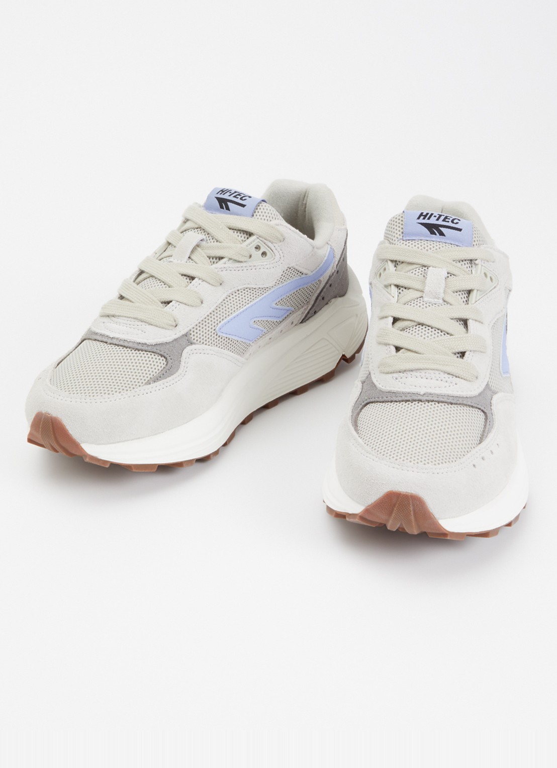Hi-Tec HTS Shadow RGS sneaker met details van suède - detail 2 lichtgrijs