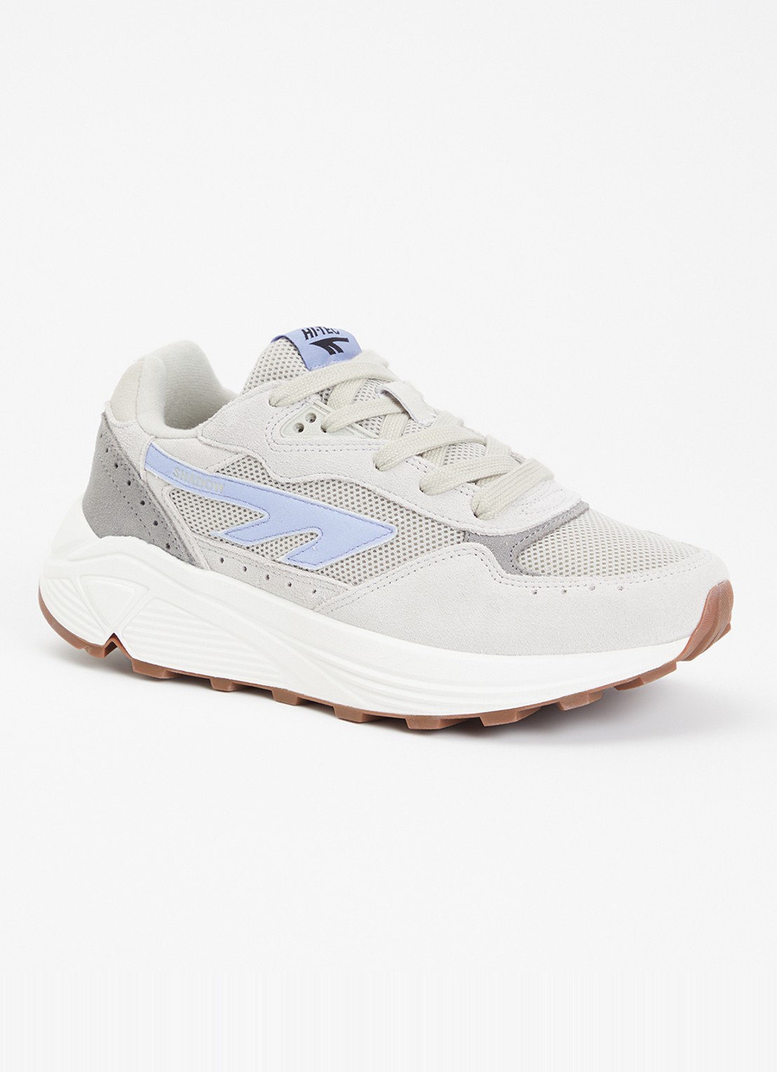 Hi-Tec HTS Shadow RGS sneaker met details van suède - voorkant 5 lichtgrijs