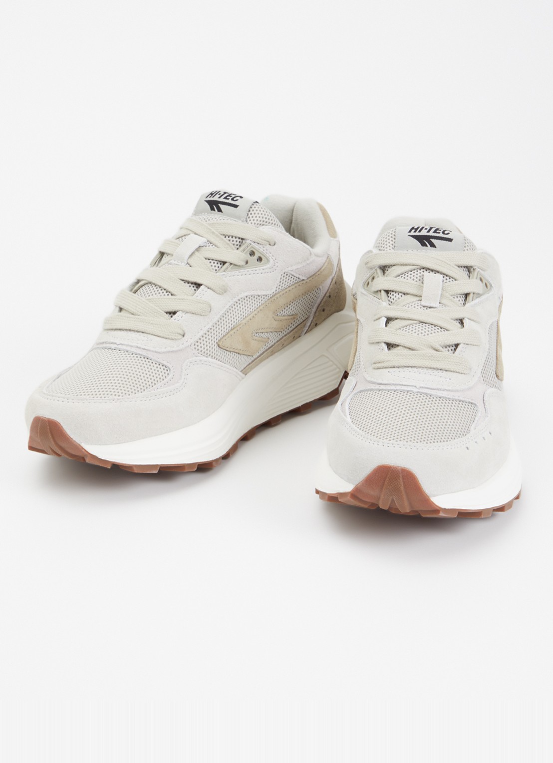 Hi-Tec HTS Shadow RGS sneaker met details van suède - detail 4 lichtgrijs