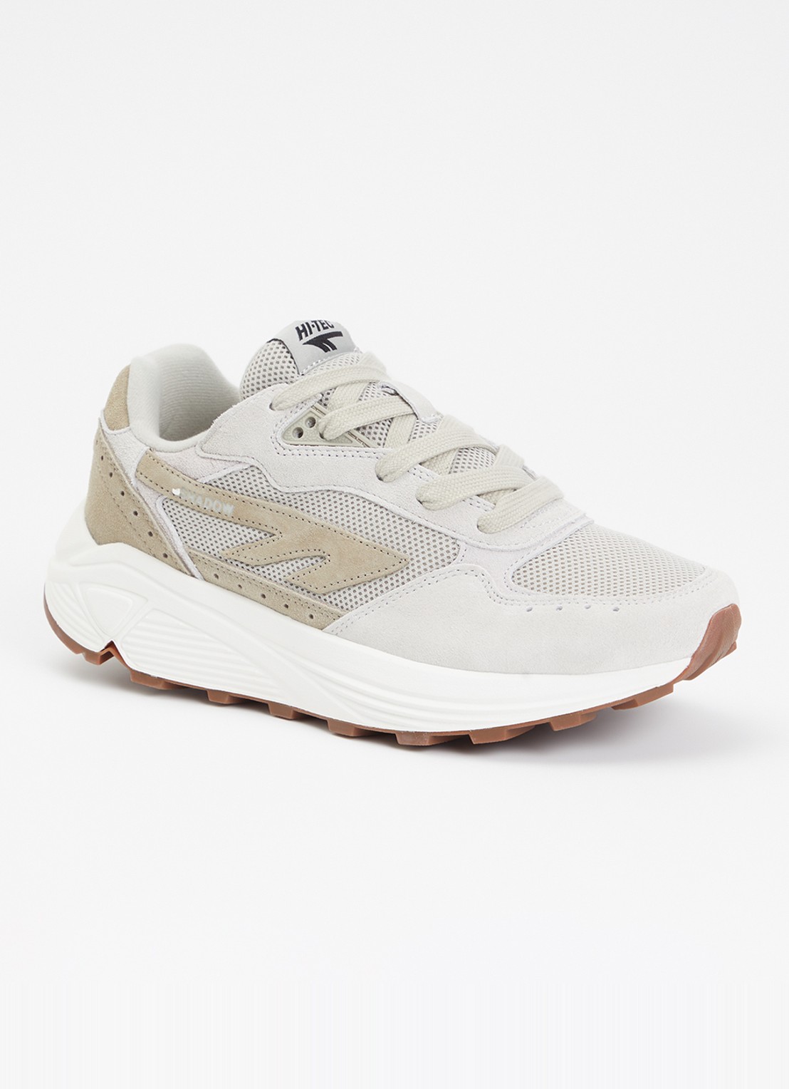 Hi-Tec HTS Shadow RGS sneaker met details van suède - voorkant lichtgrijs