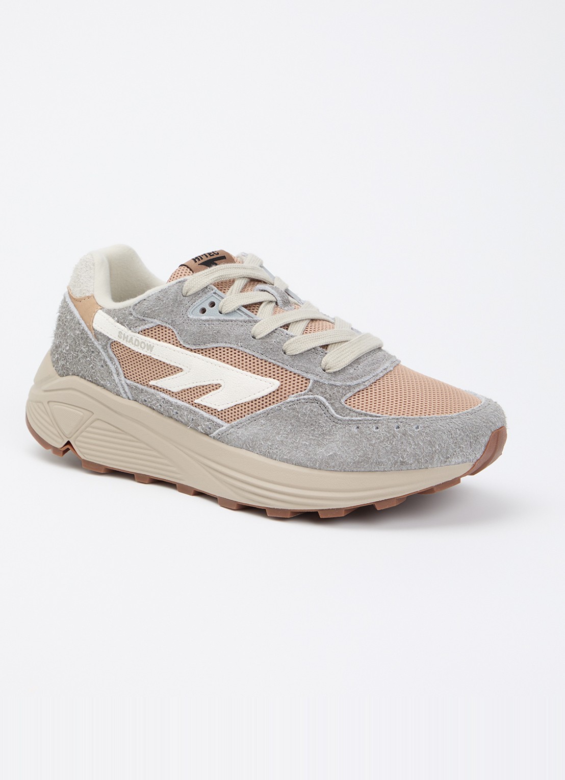 Hi-Tec HTS Shadow RGS sneaker met details van suède - voorkant 4 grijs