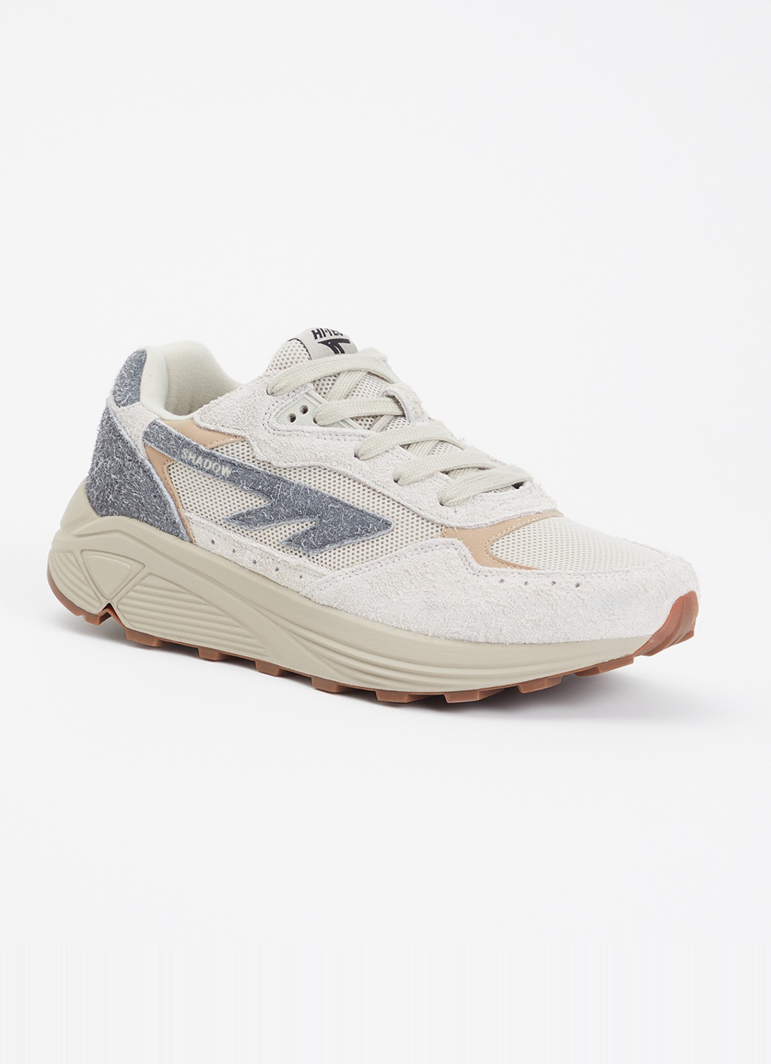 Hi-Tec HTS Shadow RGS sneaker met details van suède - voorkant 2 beige