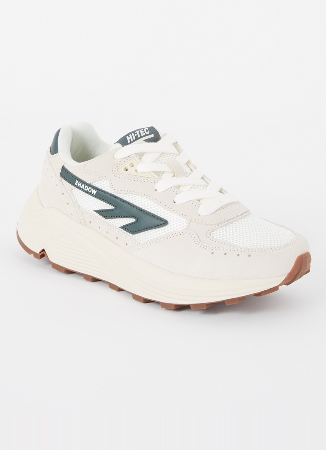 Hi-Tec HTS Shadow RGS sneaker met suède details - voorkant 4 groen
