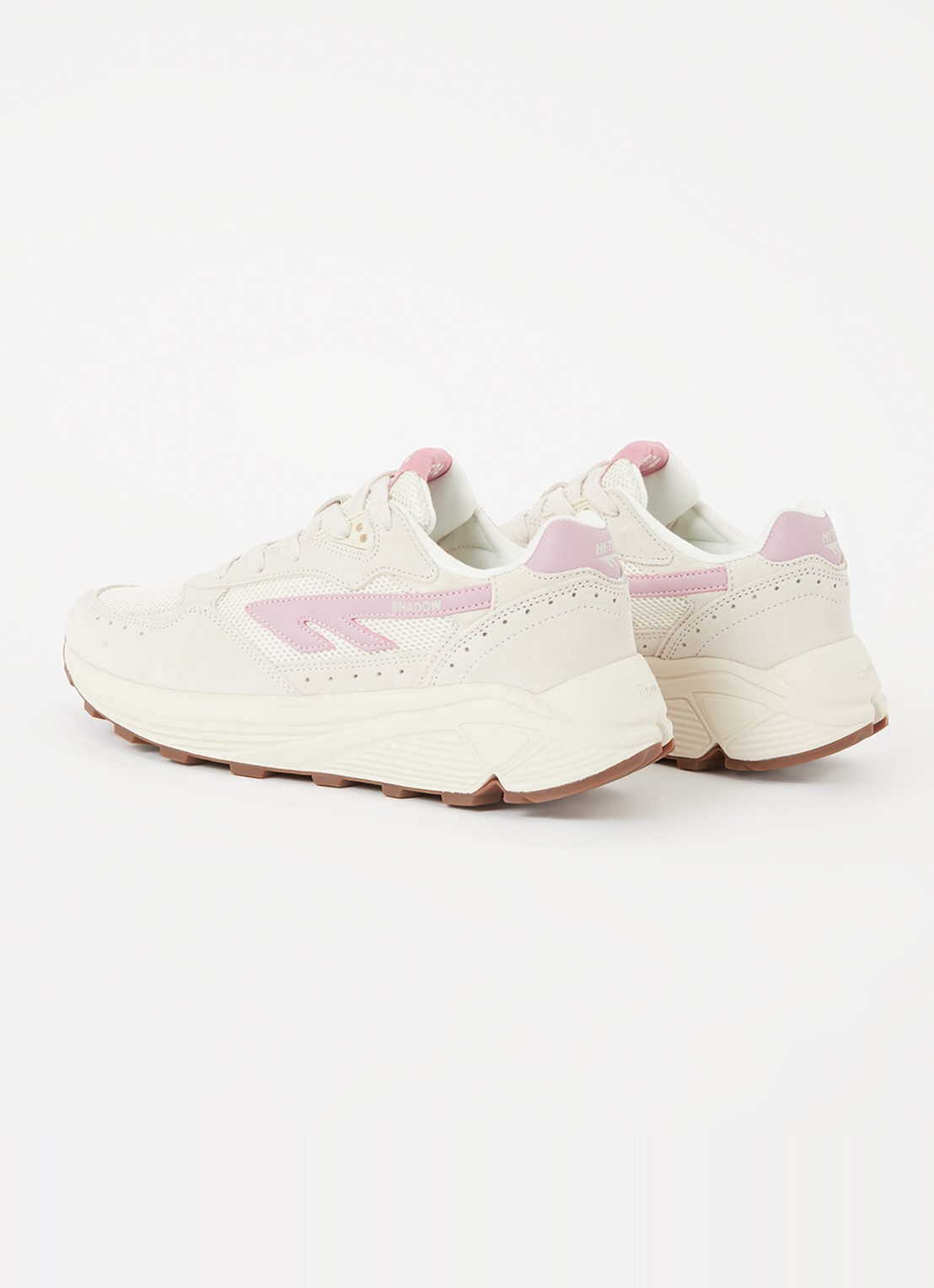 Hi-Tec HTS Shadow RGS sneaker met suède details - achterkant 6 lichtroze