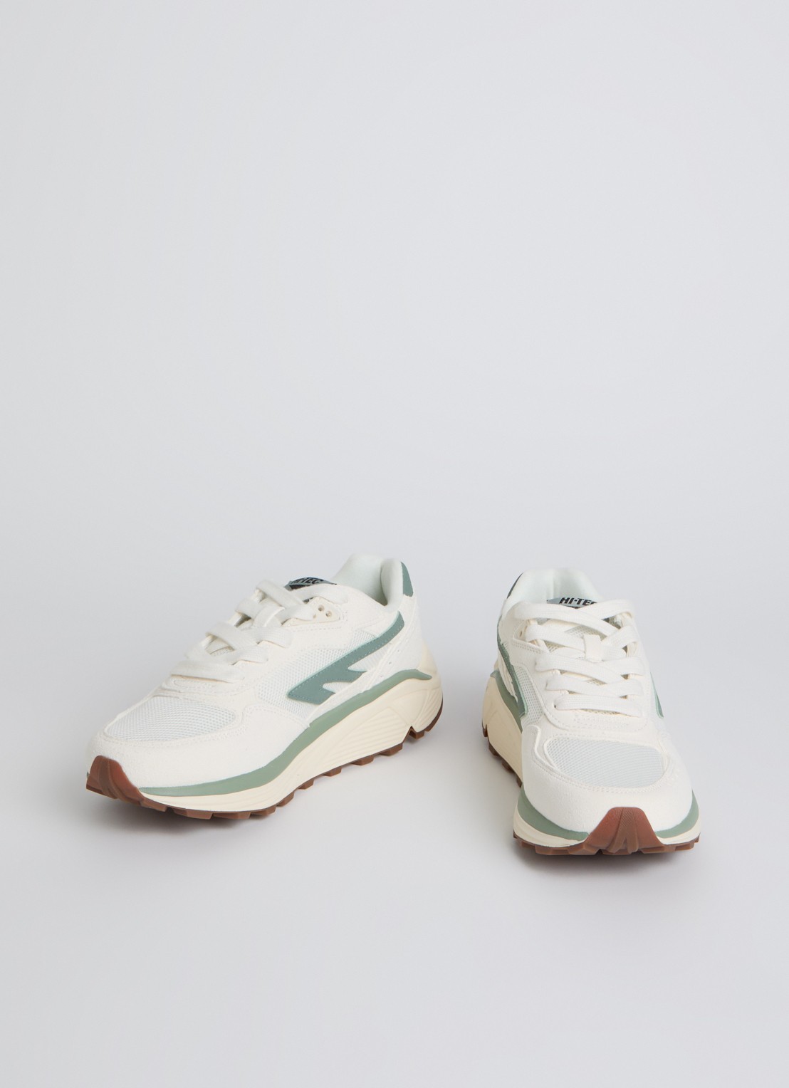 Hi-Tec HTS Shadow RGS sneaker met suède details - detail groen