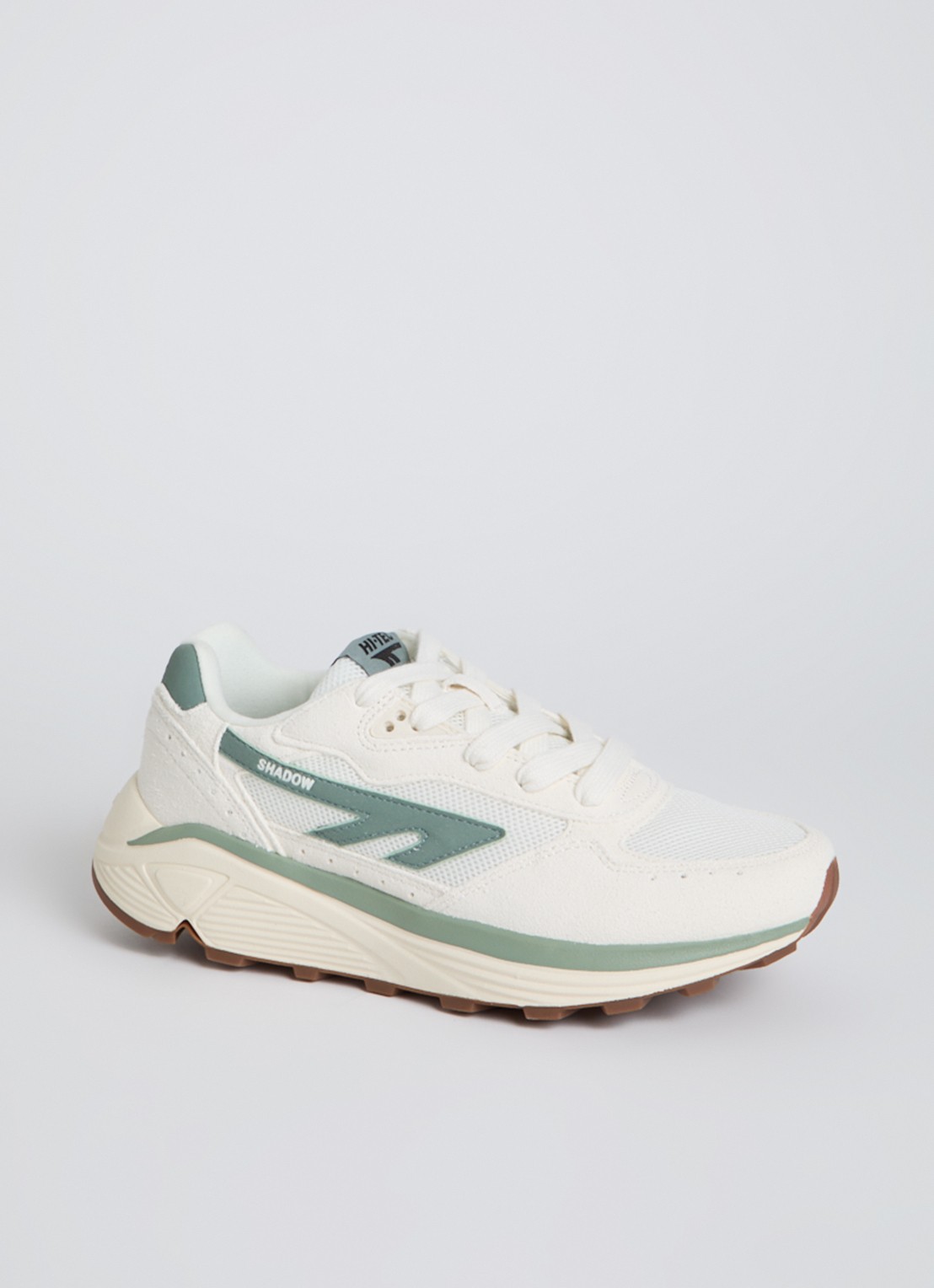 Hi-Tec HTS Shadow RGS sneaker met suède details - voorkant 4 groen