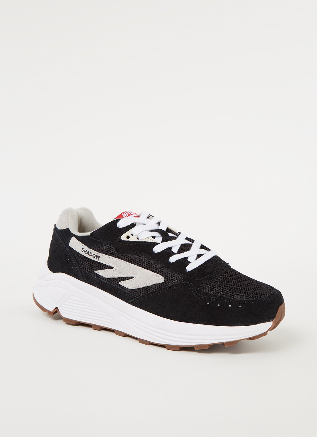 Hi-Tec HTS Shadow RGS sneaker met suède details - voorkant 5 zwart