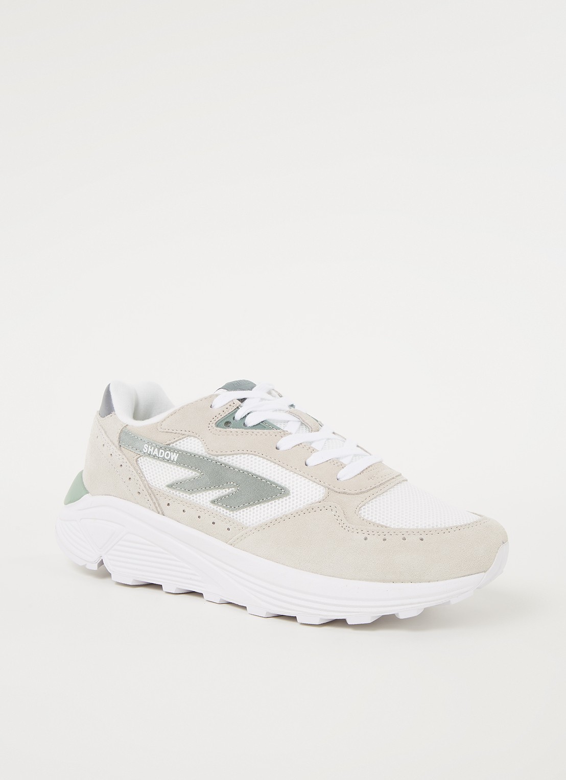 Hi-Tec HTS Shadow RGS sneaker met suède details - voorkant 5 beige