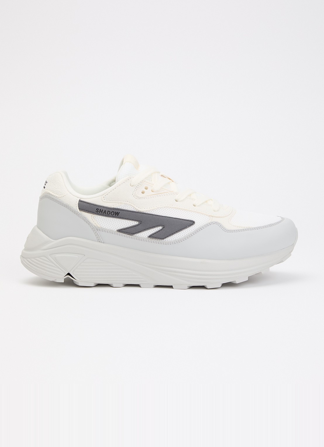 Hi-Tec HTS Shadow RGS sneaker met suède details - voorkant ivoor
