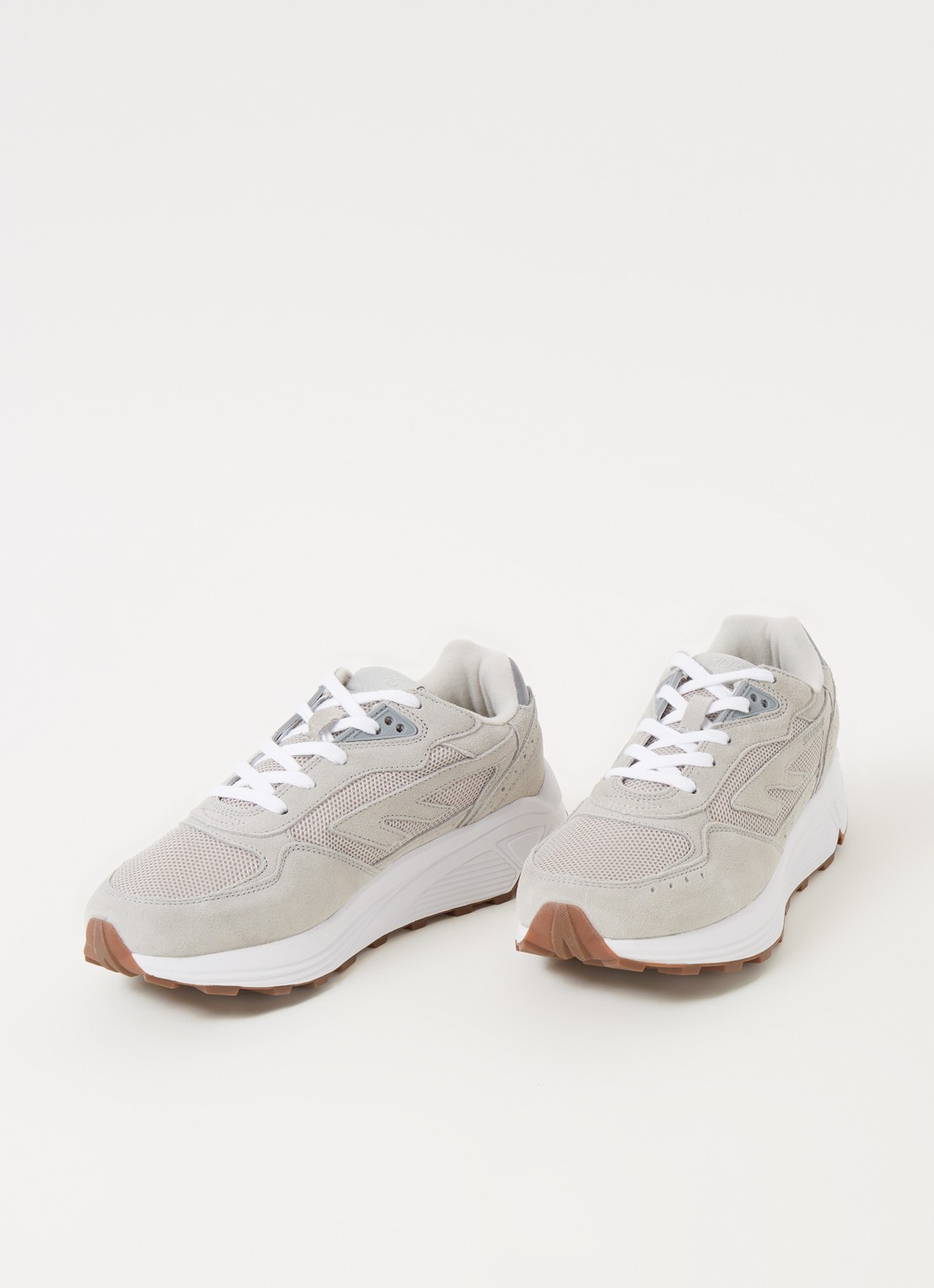 Hi-Tec HTS shadow RGS sneaker met suède details - detail lichtgrijs