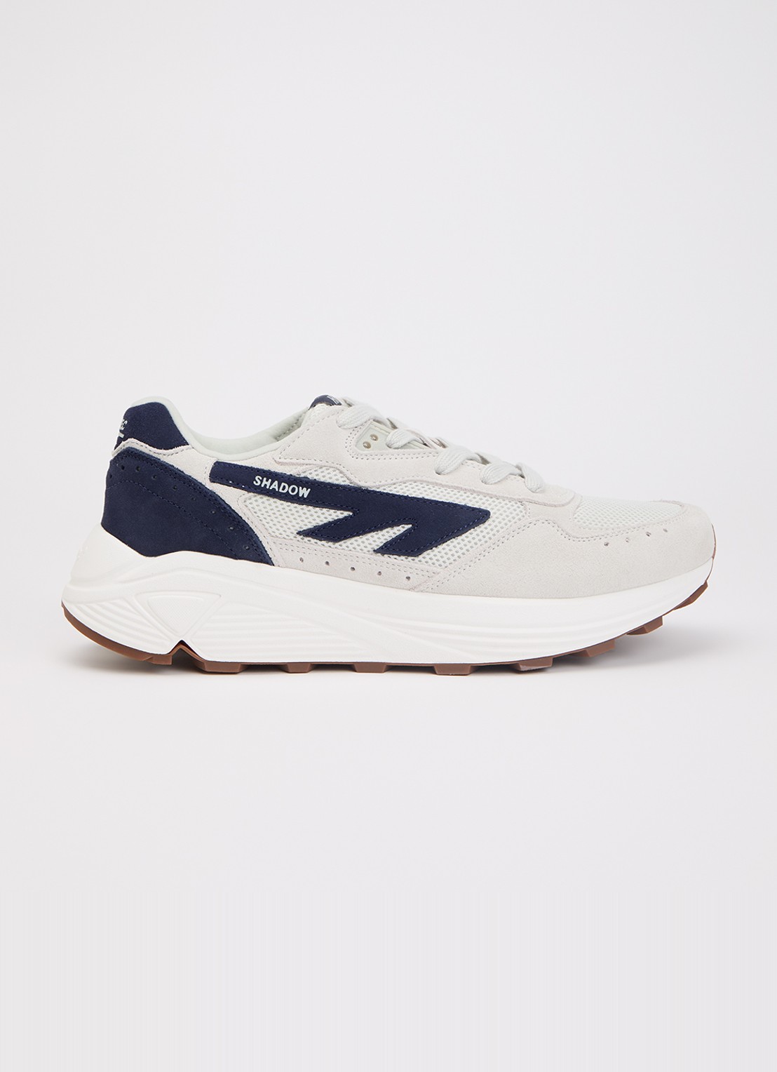 Hi-Tec HTS shadow RGS sneaker met suède details - voorkant 5 donkerblauw