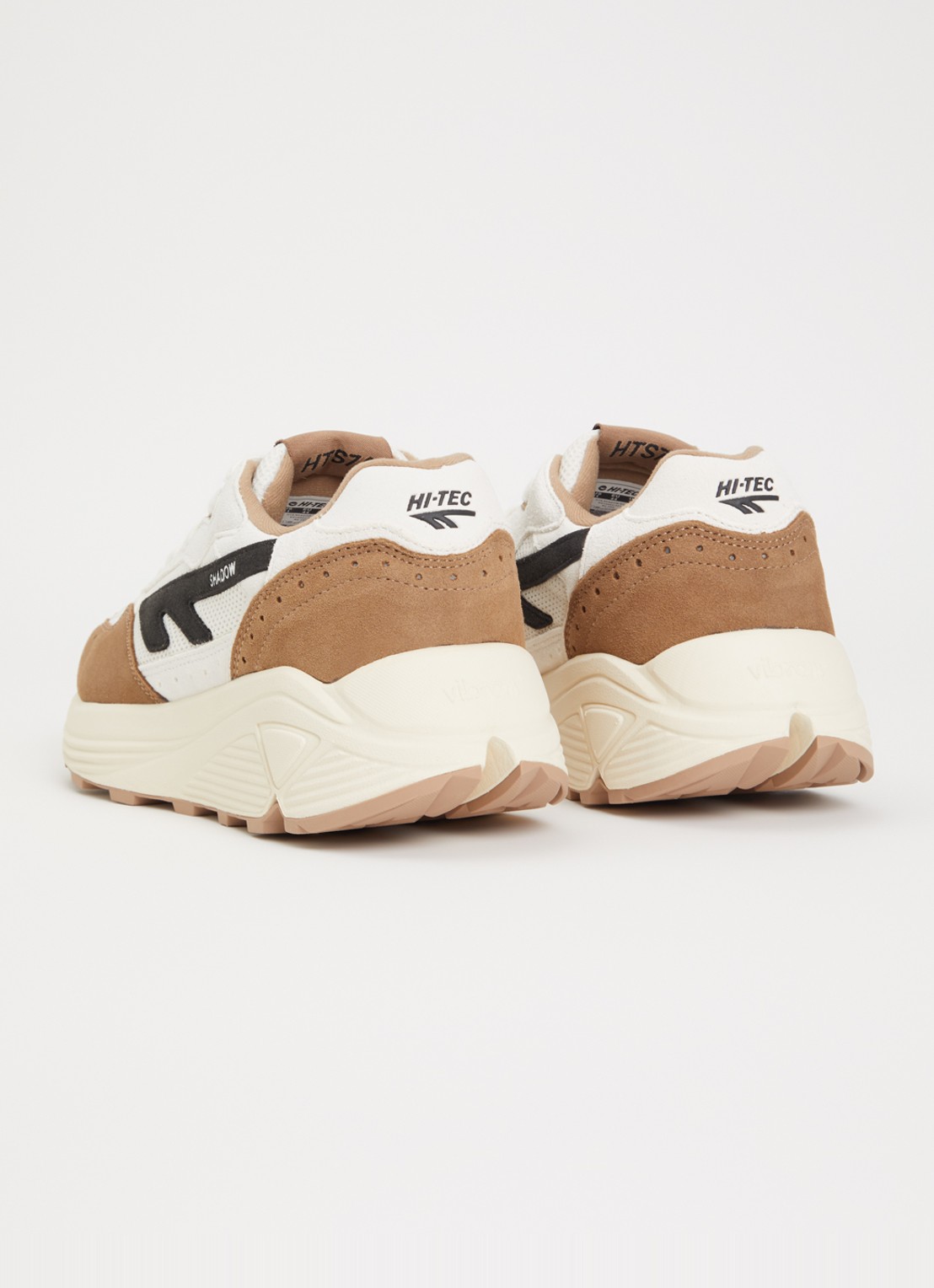 Hi-Tec HTS shadow RGS sneaker met suède details - achterkant 5 lichtbruin