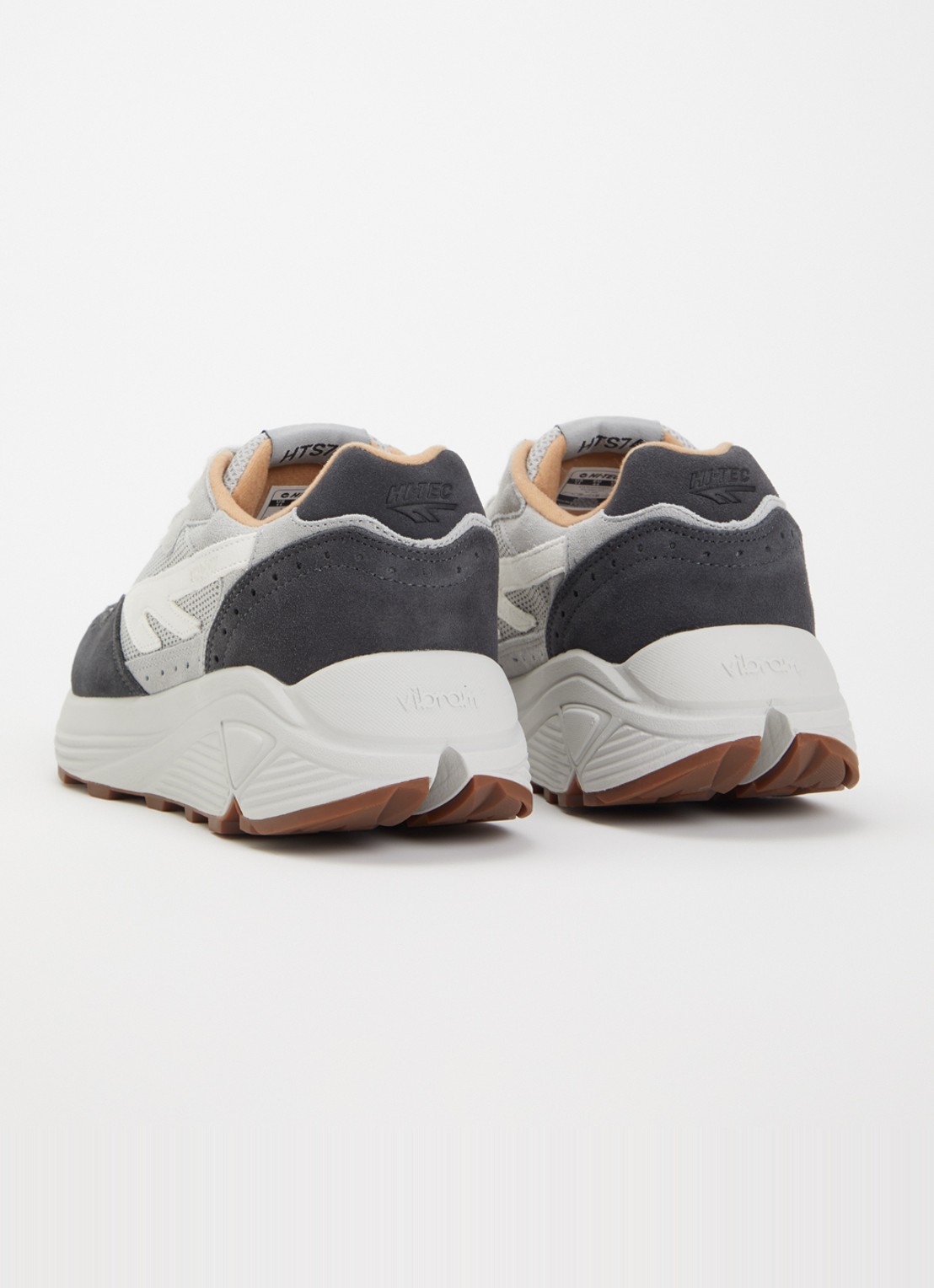 Hi-Tec HTS shadow RGS sneaker met suède details - achterkant 5 grijs