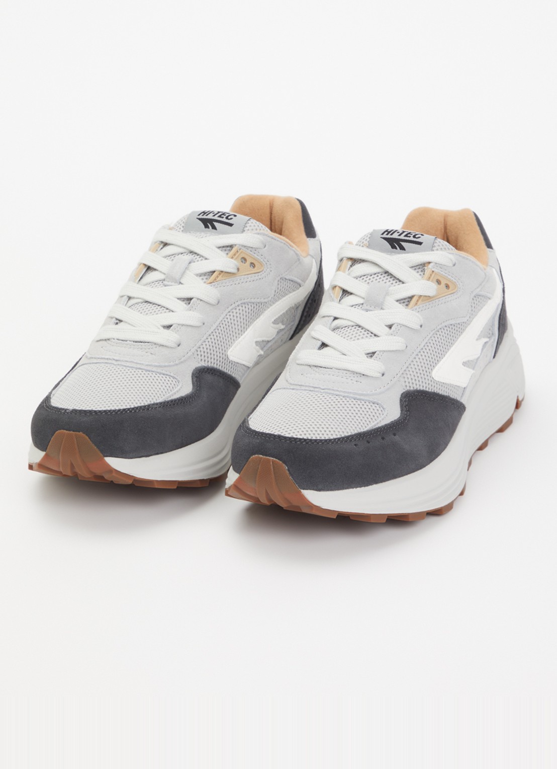 Hi-Tec HTS shadow RGS sneaker met suède details - detail 2 grijs